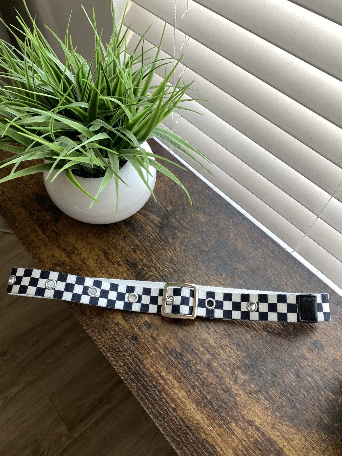 Other Vintage Y2K Checkerboard Grommet Belt Size ONE SIZE - 1 Thumbnail