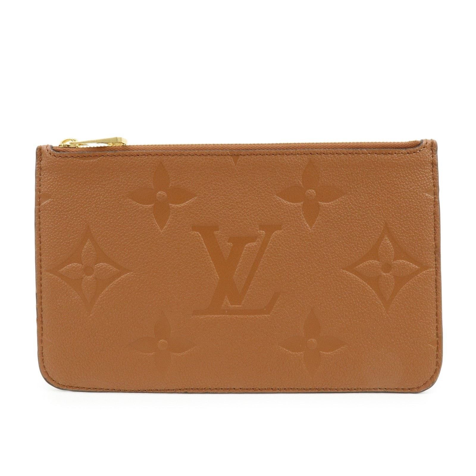 Louis Vuitton Louis Vuitton Monogram Empreinte Pochette Tan Size ONE SIZE - 1 Thumbnail