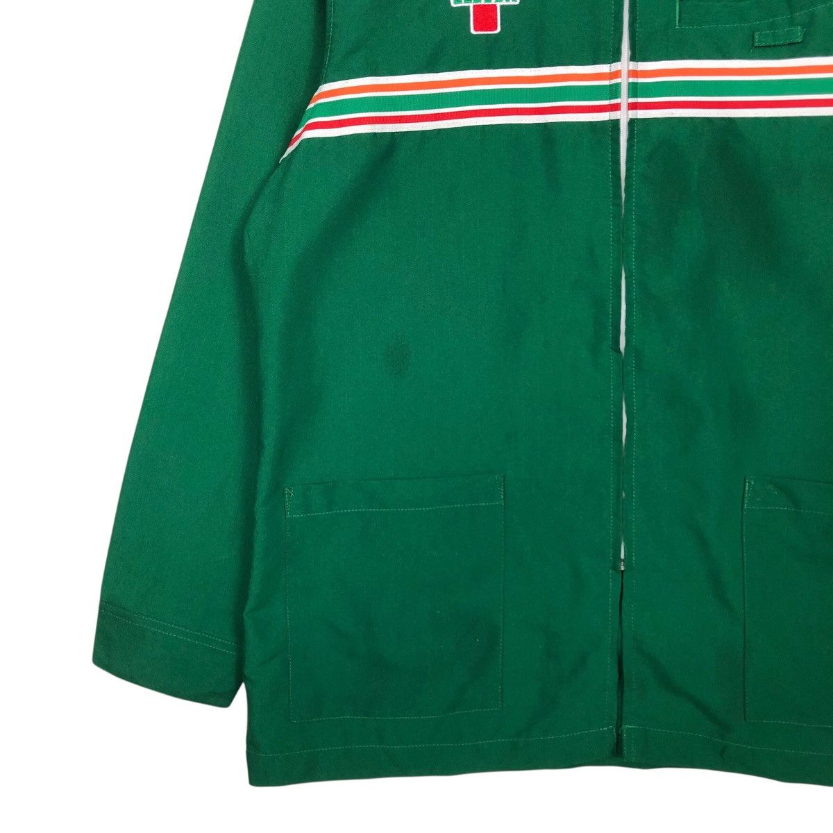 Japanese Brand Vintage 7-Eleven Employee Uniform Jacket Green Zip-Up Size US M / EU 48-50 / 2 - 5 Thumbnail