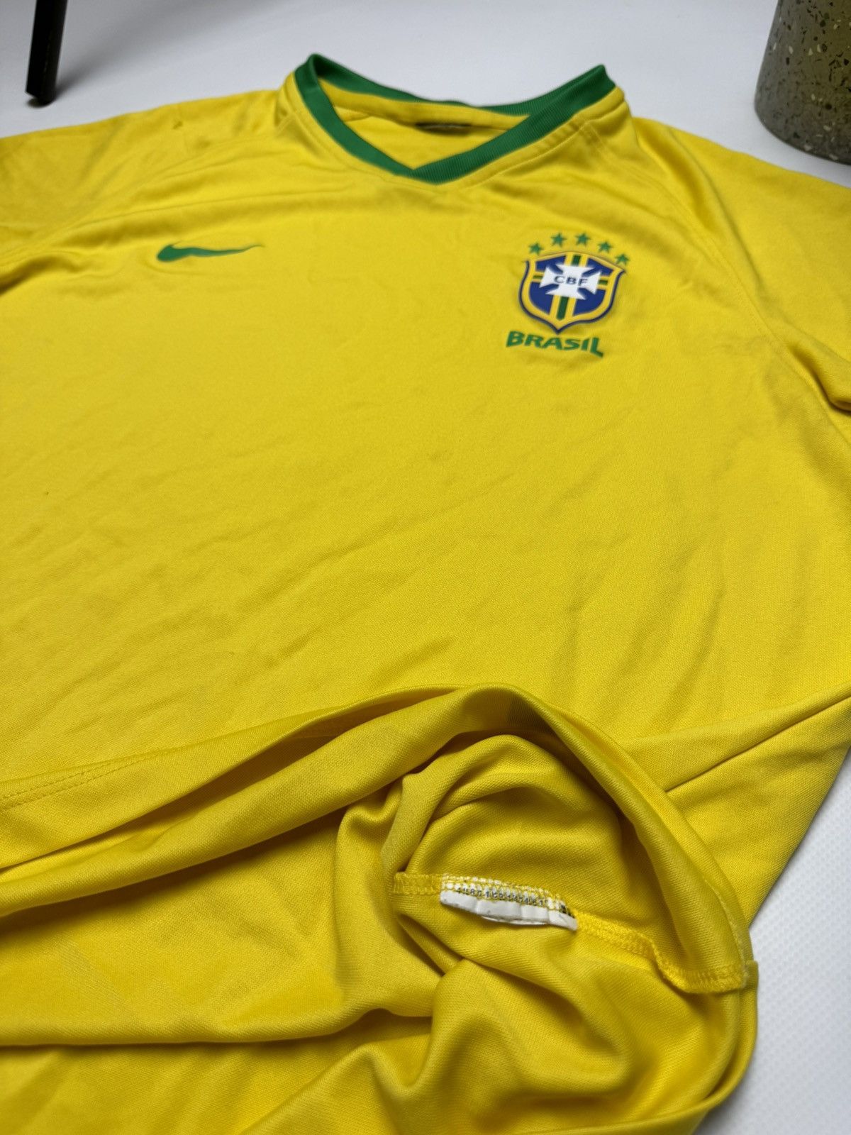 Vintage Rare Brazil vintage Nike soccer jersey Size US S / EU 44-46 / 1 - 7 Thumbnail