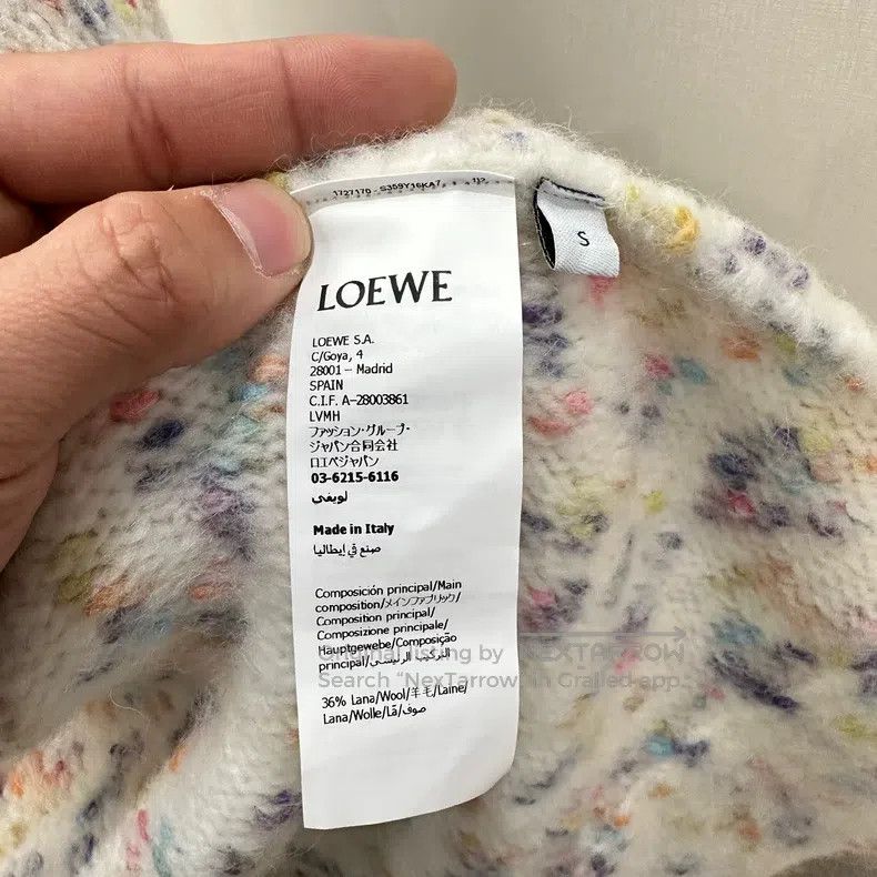 Loewe Loewe 25FW Colorful Logo Knit Sweater Size S / US 4 / IT 40 - 4 Thumbnail