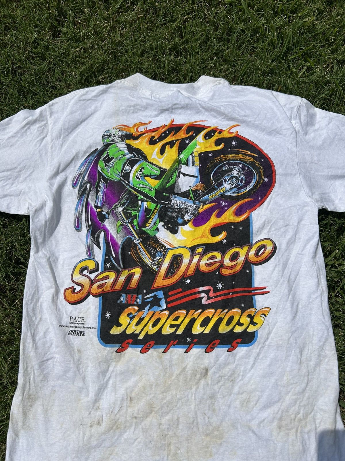 Vintage Vintage 1998 San Diego Supercross Series Motocross Shirt Size US L / EU 52-54 / 3 - 1 Thumbnail