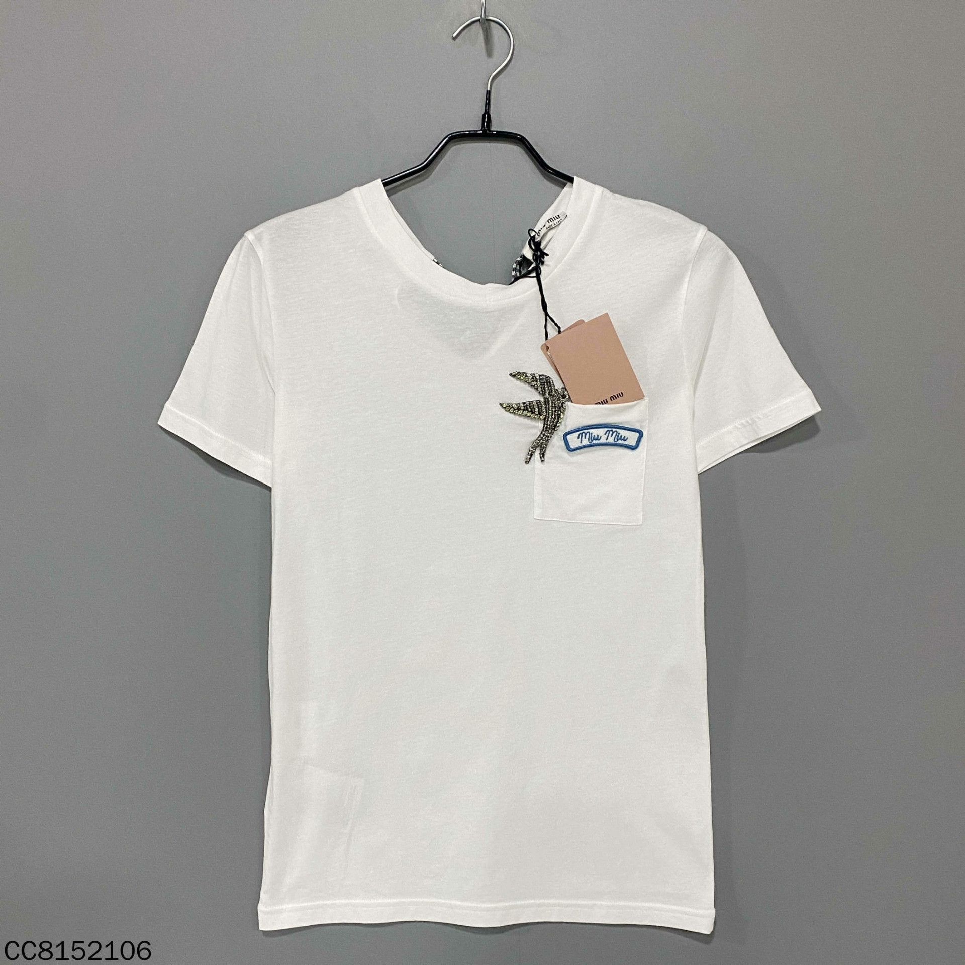 Miu Miu Miu Miu Retro White T-Shirt S Women Size S / US 4 / IT 40 - 1 Thumbnail