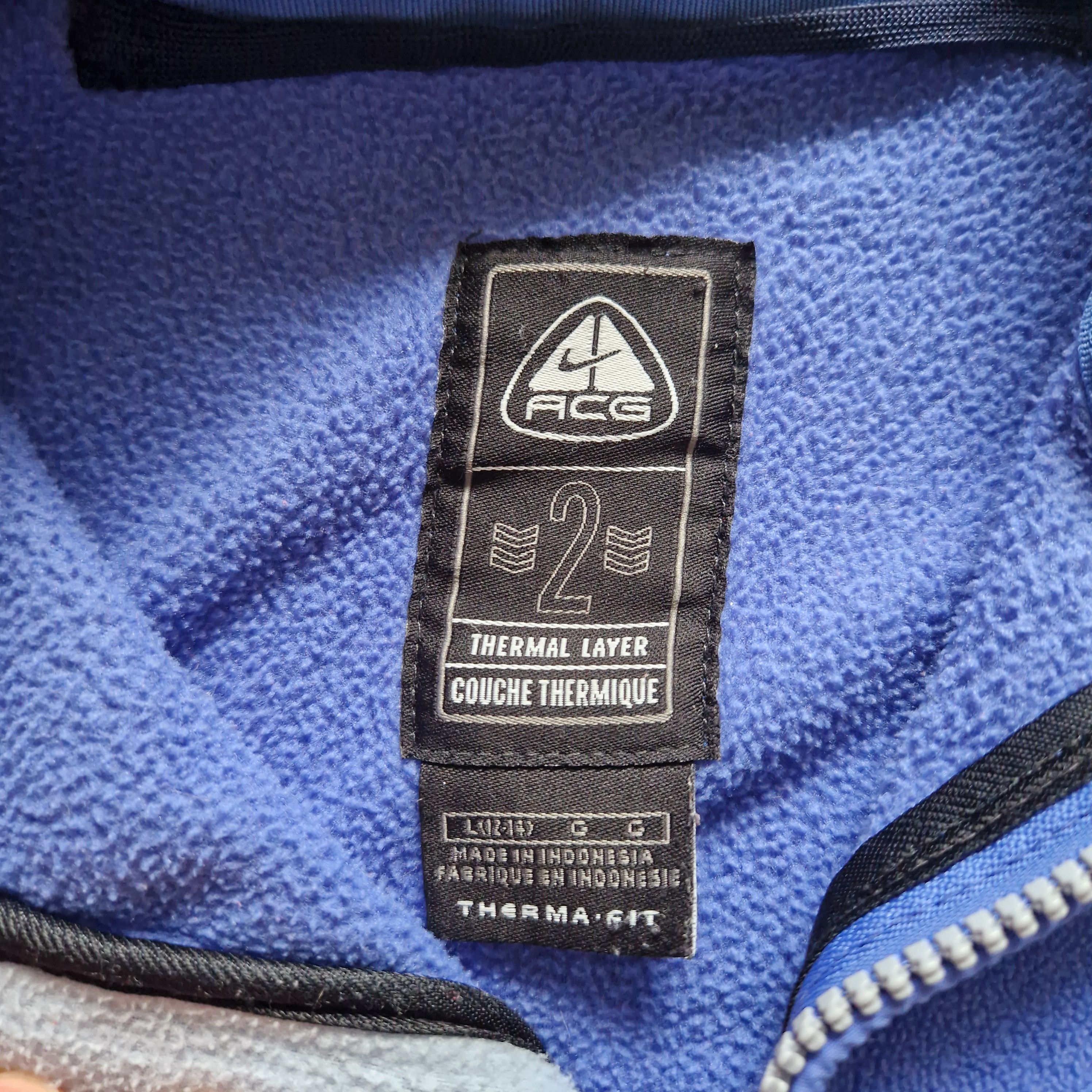 Nike ACG Vintage Nike ACG Therma-Fit Fleece Jacket Size US L / EU 52-54 / 3 - 3 Thumbnail