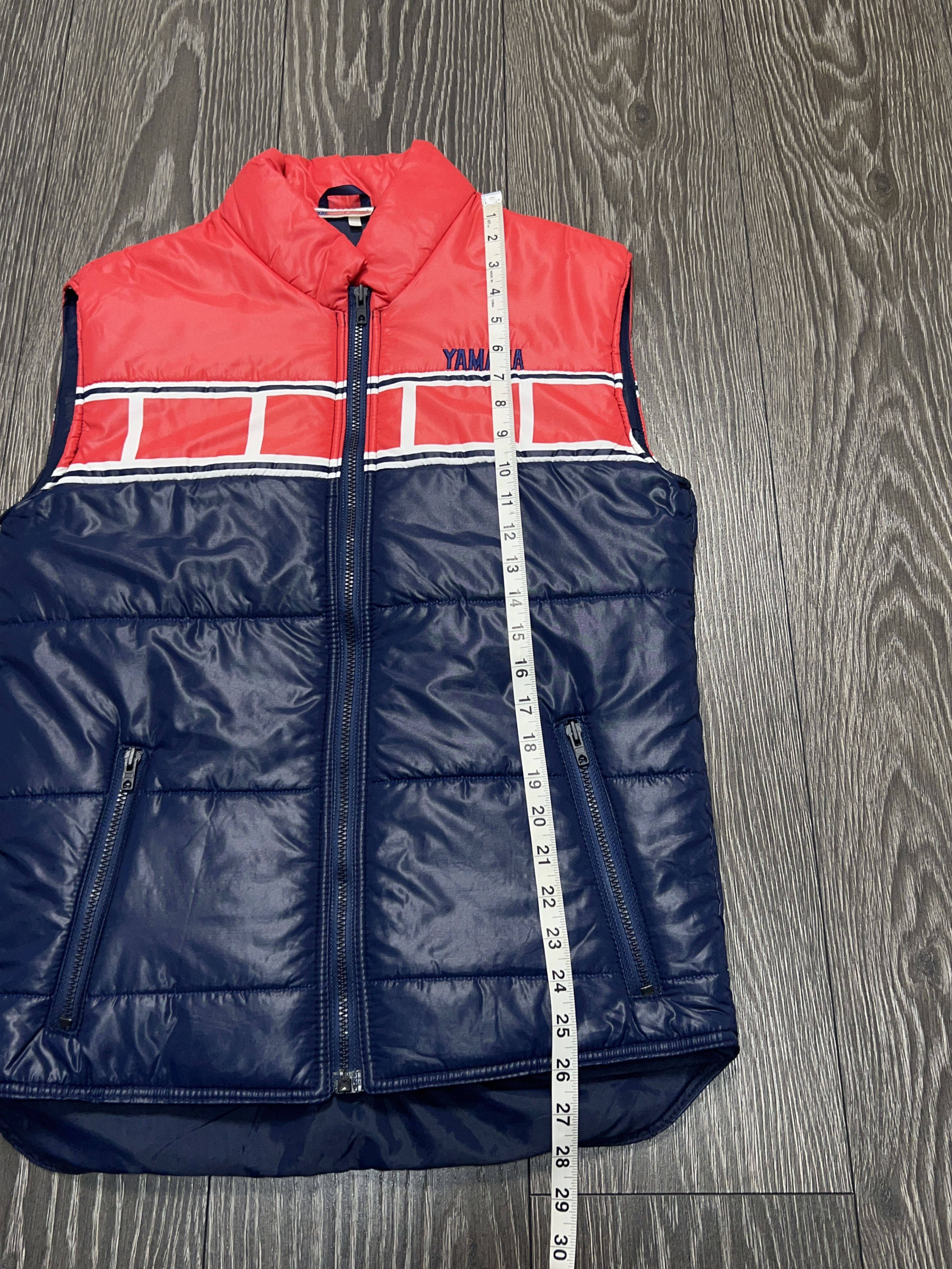 Yamaha Vintage Moto 1990s Insulated Vest Gilet Waistcoat Motocross Size US XS / EU 42 / 0 - 9 Thumbnail