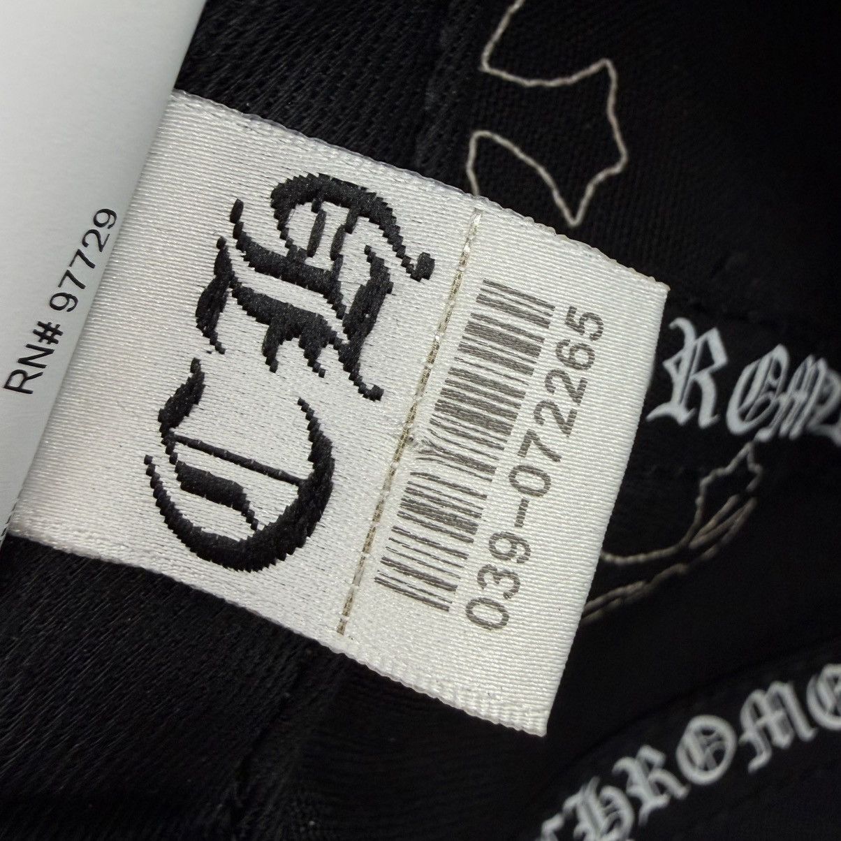Chrome Hearts Chrome Hearts Black Grey White Patches Cap Hat Size ONE SIZE - 8 Thumbnail