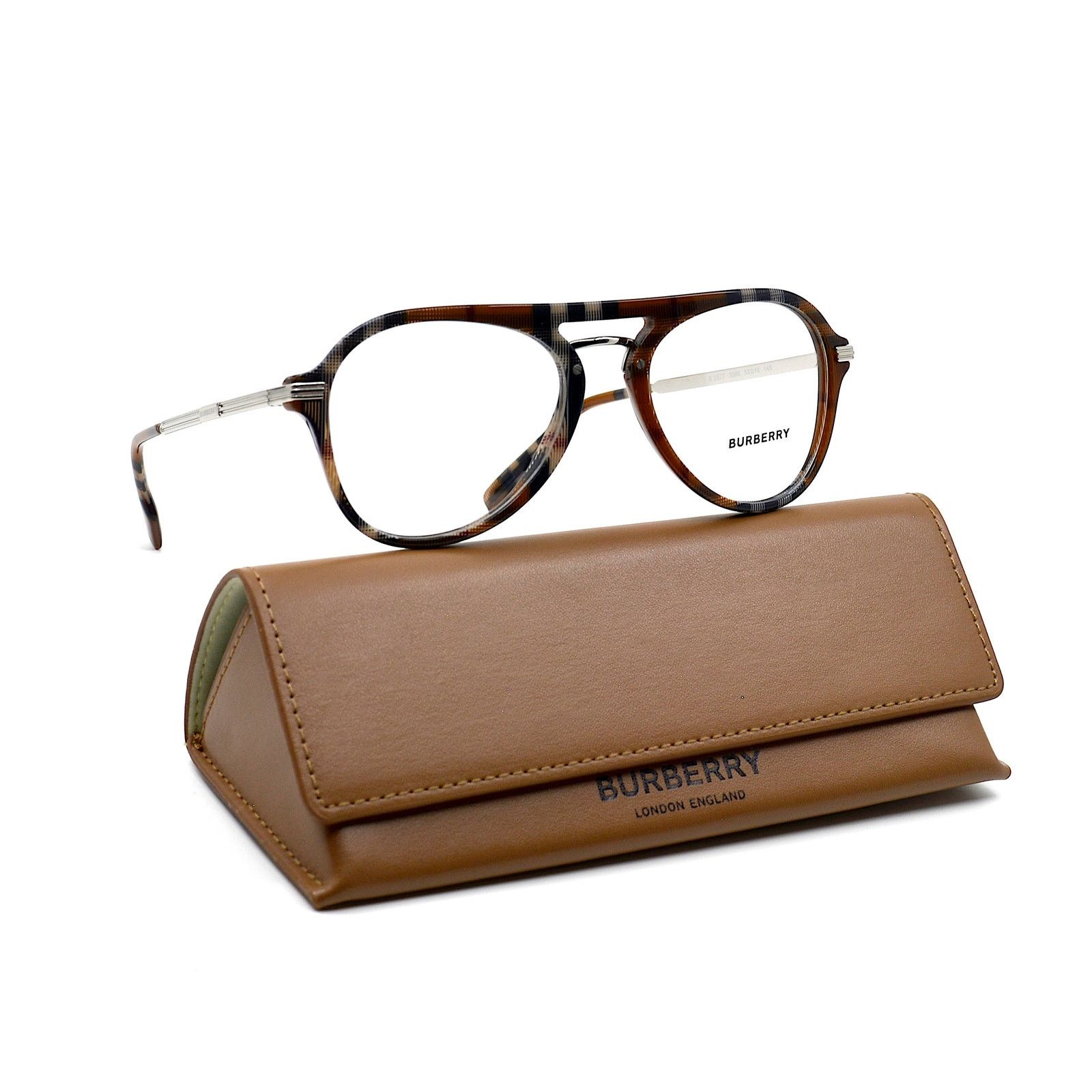Burberry NEW BURBERRY BAILEY BE2377 CHECK BROWN MEN EYEGLASSES FRAME Size ONE SIZE - 1 Thumbnail