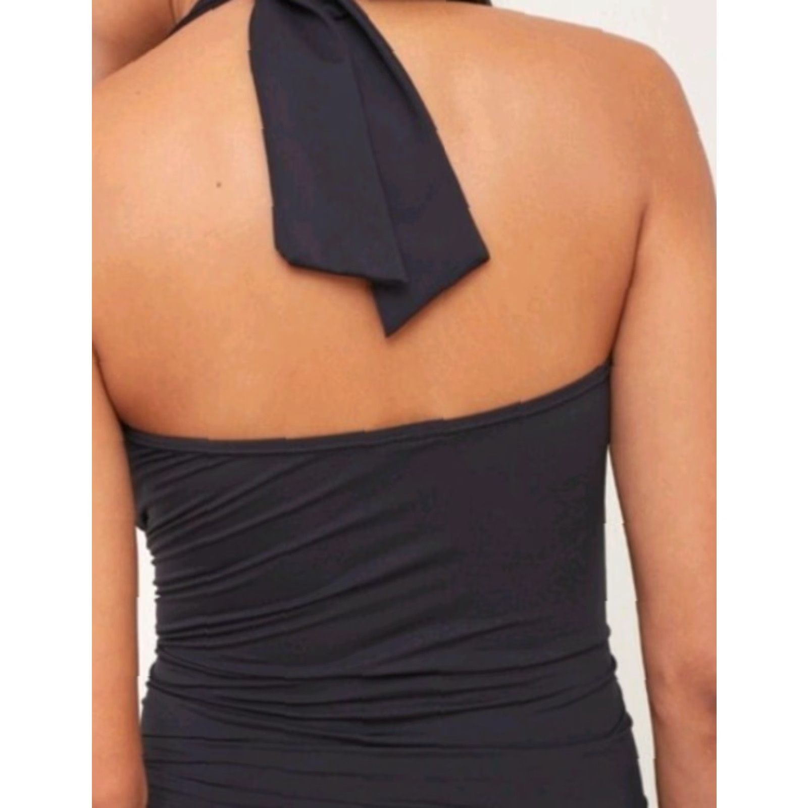 Tommy Bahama VINTAGE Tommy Bahama Swim Top Womens XS Black Halter Tankini Padded Size XS / US 0-2 / IT 36-38 - 2 Thumbnail