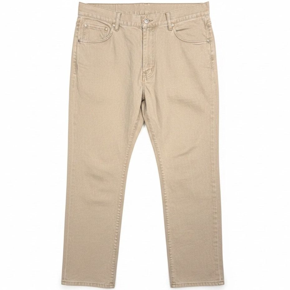 Lacoste Lacoste Men's EU 46 US 36x33 Khaki Tan Straight Leg Jeans Size US 36 / EU 52 - 1 Thumbnail