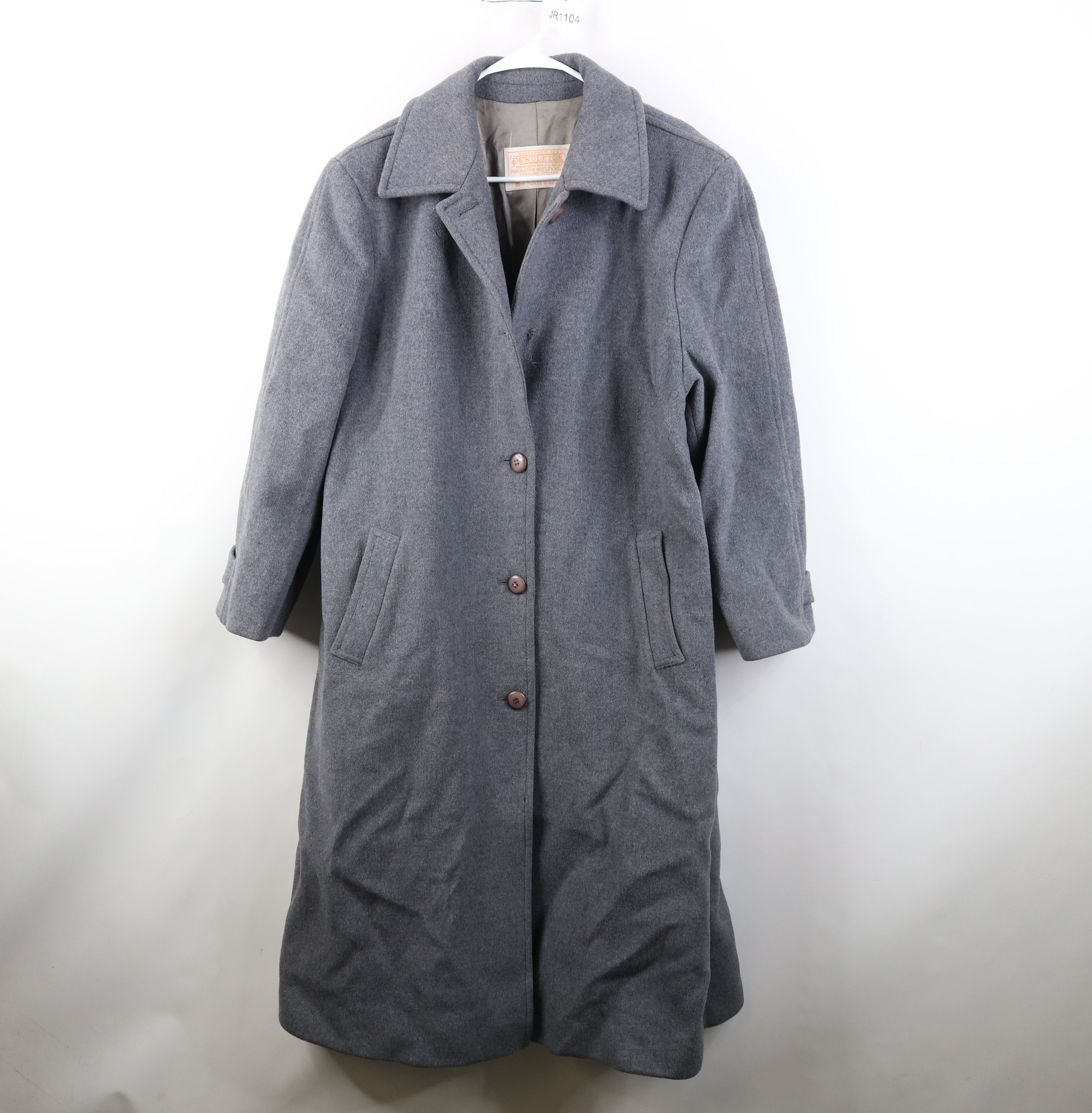 Pendleton Vintage 70s Pendleton Heavy Trench Coat Overcoat Gray USA Size XL / US 12-14 / IT 48-50 - 1 Thumbnail
