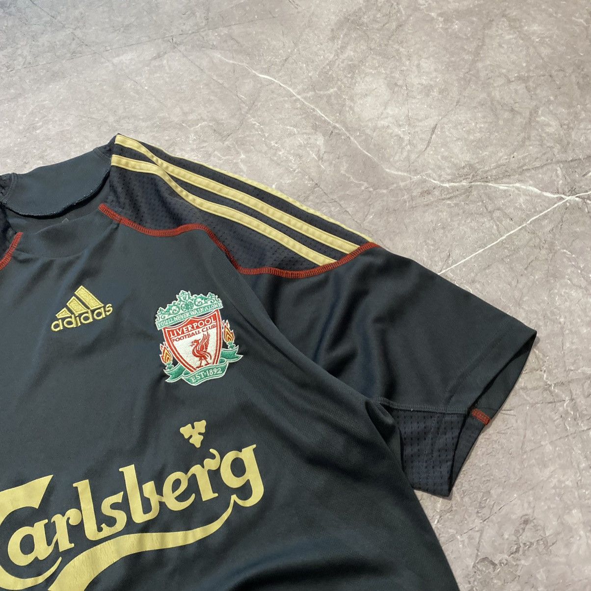 Adidas × Vintage VINTAGE ADIDAS TEE SOCCER JERSEY CARLSBERG 00s Size US S / EU 44-46 / 1 - 4 Thumbnail