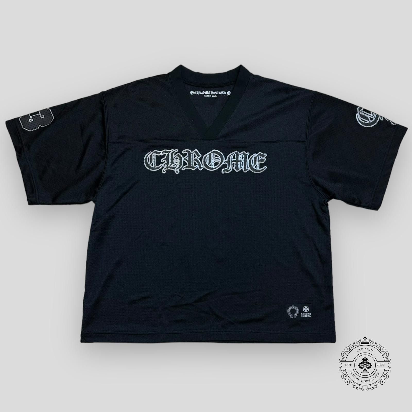 Chrome Hearts Chrome Hearts Mesh Warm Up Jersey in Black Size US L / EU 52-54 / 3 - 1 Thumbnail
