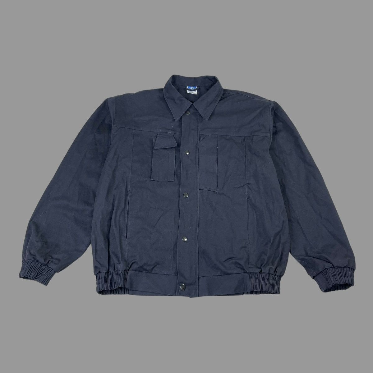 Vintage Vintage 90s cotton mole skin euro work jacket Size US L / EU 52-54 / 3 - 1 Thumbnail