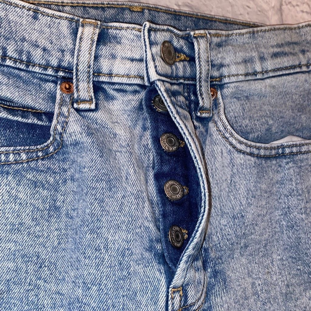 Old Navy Old Navy women 0 extra high rise sky hi straight secret slim Size 25" / US 0 / IT 36 - 4 Thumbnail