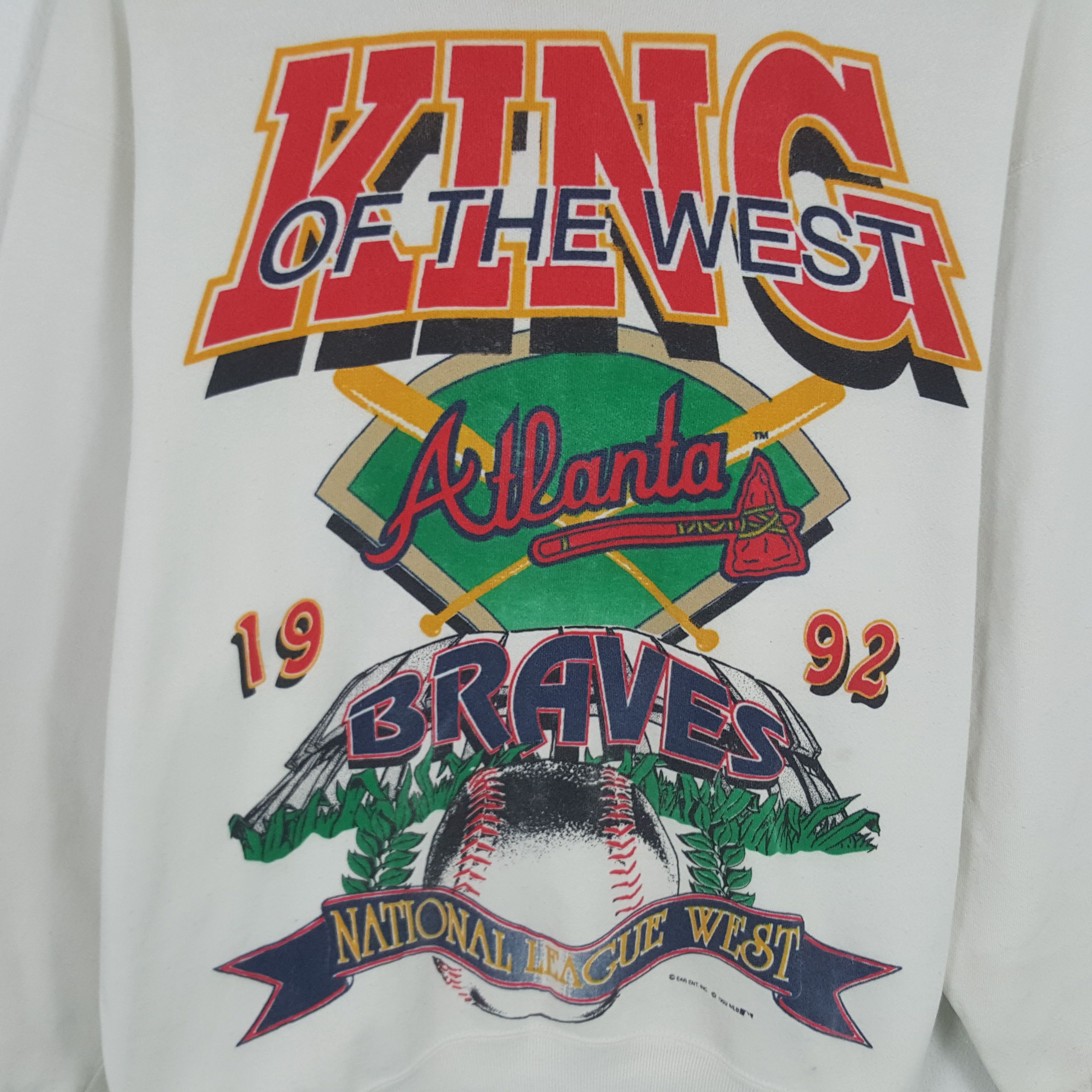 MLB × Vintage Vintage King of the West Sweatshirt Size US M / EU 48-50 / 2 - 2 Thumbnail