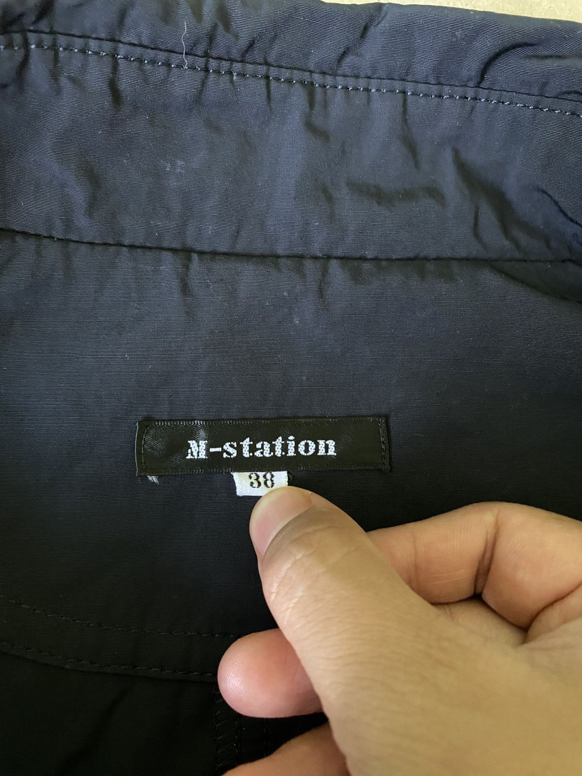 Japanese Brand M-Station Women Archive Tech Poncho Cape Navy Japan Size M / US 6-8 / IT 42-44 - 6 Thumbnail