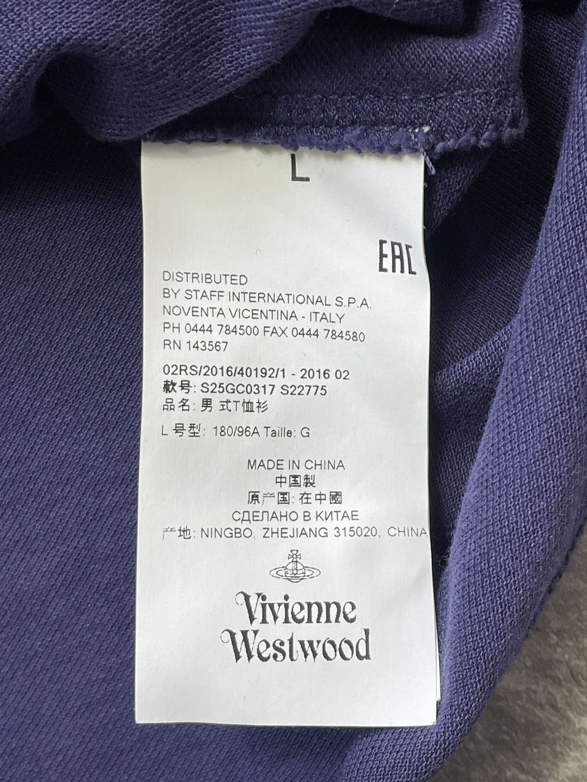 Vivienne Westwood Vivienne Westwood Polo Shirt Big Logo Orb Size US L / EU 52-54 / 3 - 7 Thumbnail