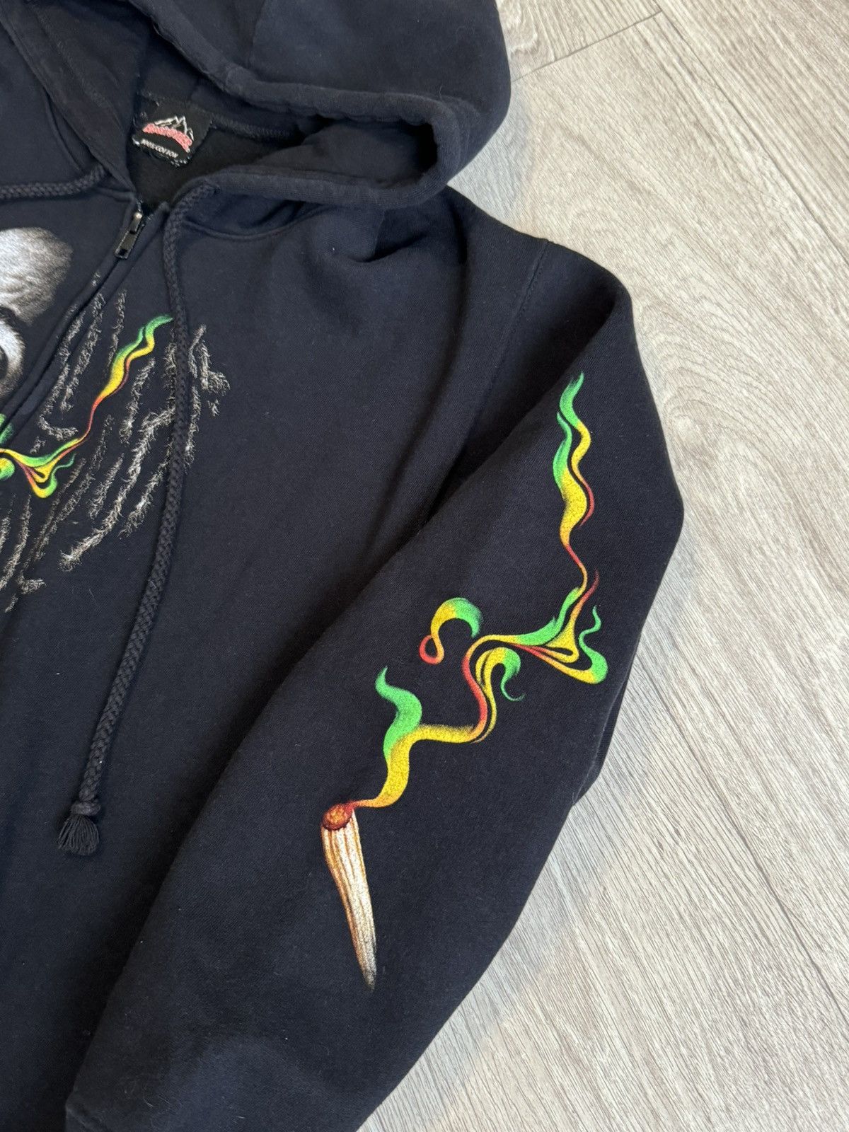 Bob Marley 🔷Vintage Bob Marley Zip Hoodie 90s🔷 Size US S / EU 44-46 / 1 - 3 Thumbnail