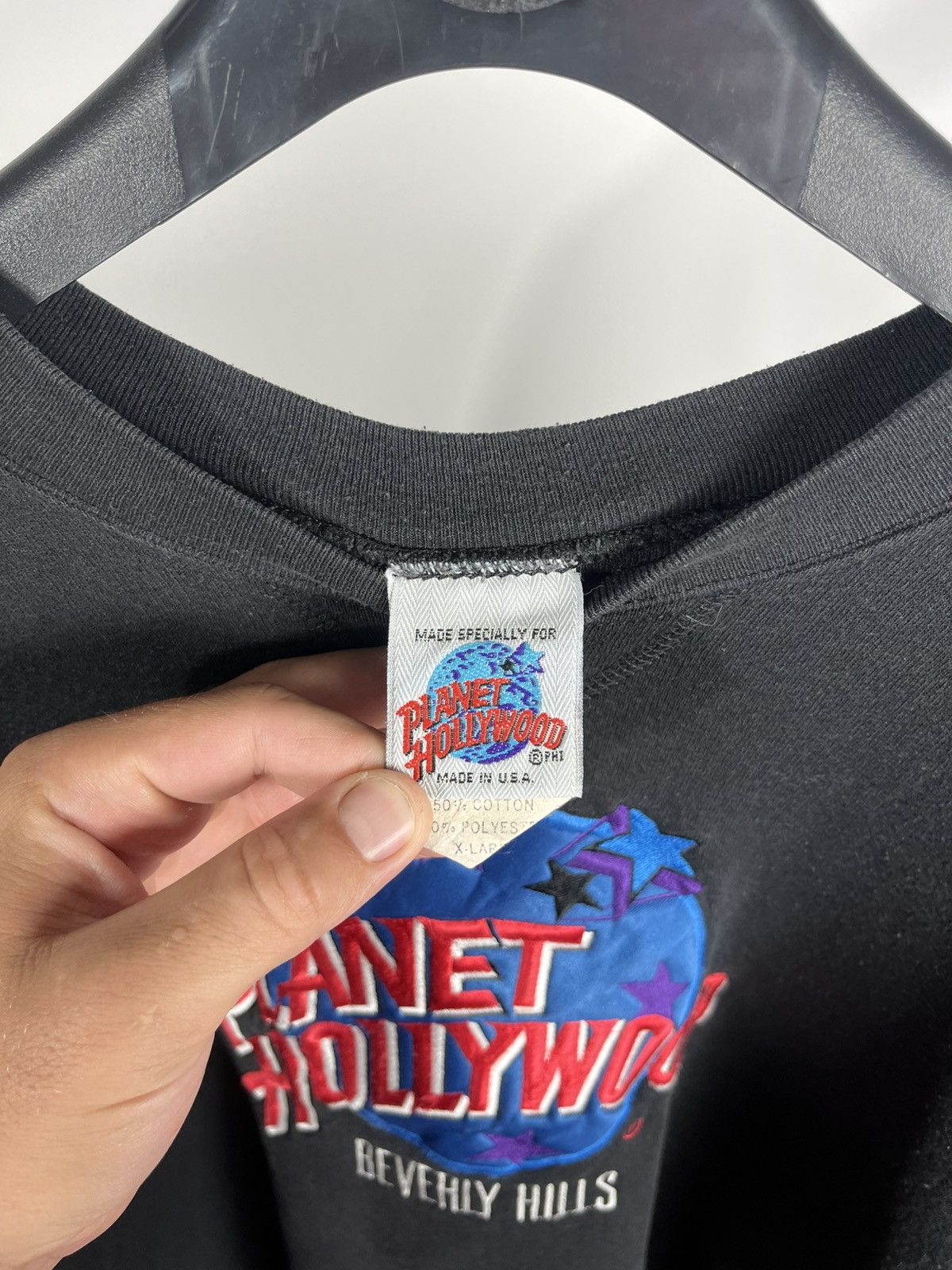Planet Hollywood Planet Hollywood Beverly Hills USA Sweatshirt XL Black Size US XL / EU 56 / 4 - 9 Thumbnail