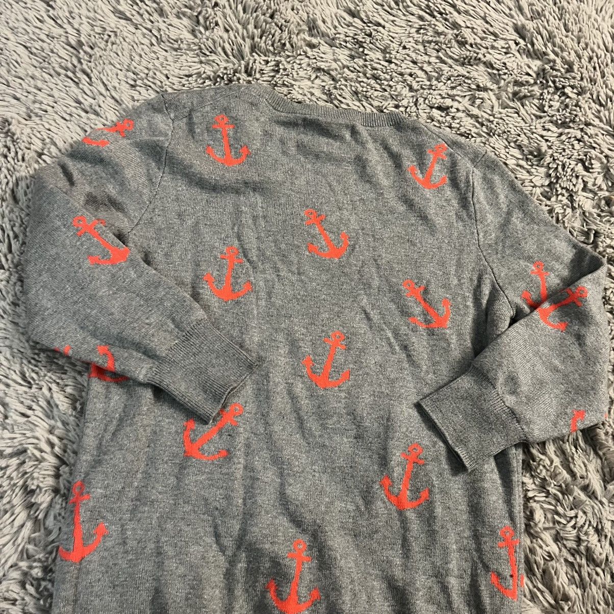 Banana Republic Grey orange Anchors sweater Size XS / US 0-2 / IT 36-38 - 2 Thumbnail
