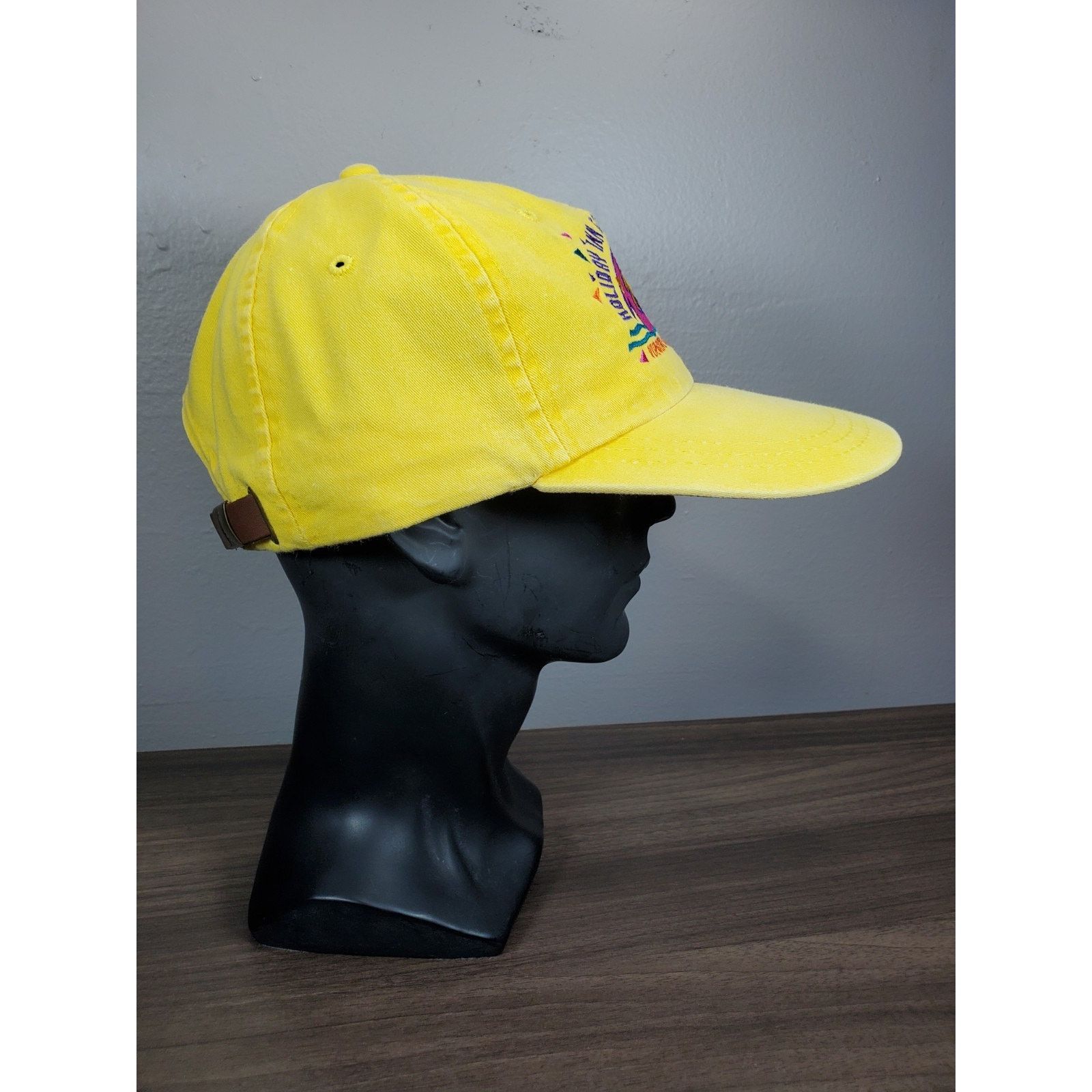 Adams Holiday Inn Executive Center Hat Virginia Beach Yellow Cap Size ONE SIZE - 7 Thumbnail