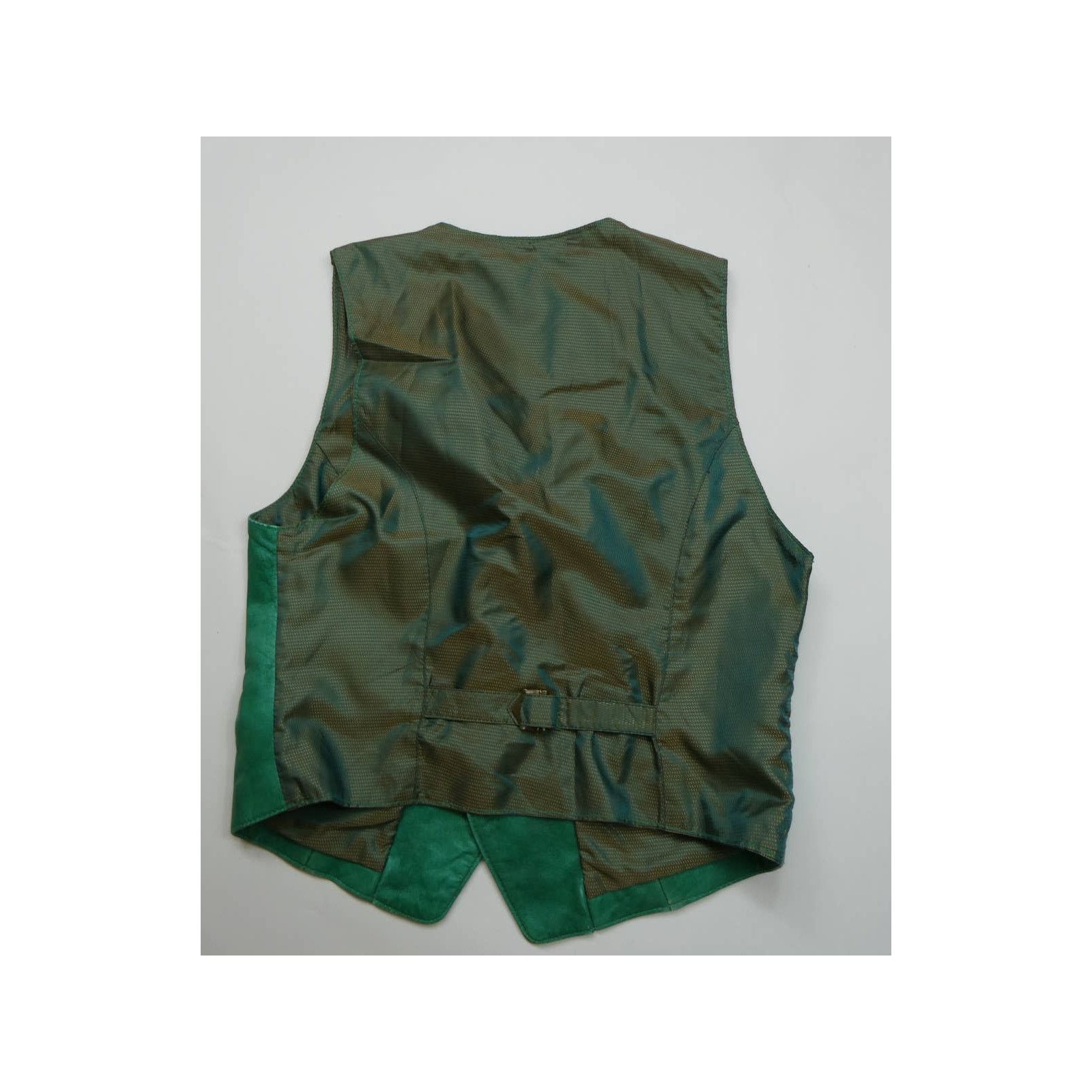 Leather vintage SAWYER OF NAPA 100% leather vest, women's medium Size M / US 6-8 / IT 42-44 - 2 Thumbnail