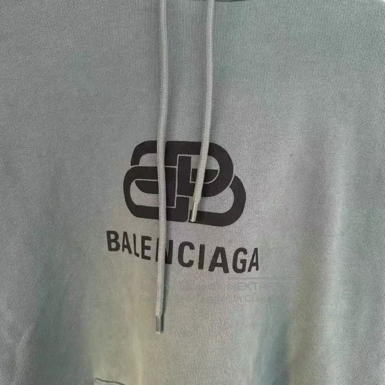 Balenciaga Balenciaga Haze Green Buckle Hoodie Size US S / EU 44-46 / 1 - 2 Thumbnail