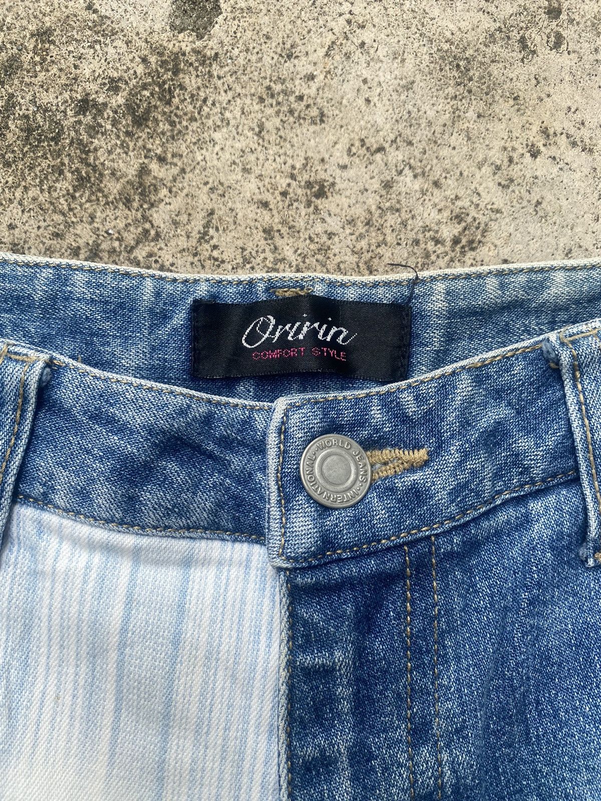 If Six Was Nine × Japanese Brand Flare Jeans Oririn Hagi Painted Size US 29 - 12 Thumbnail
