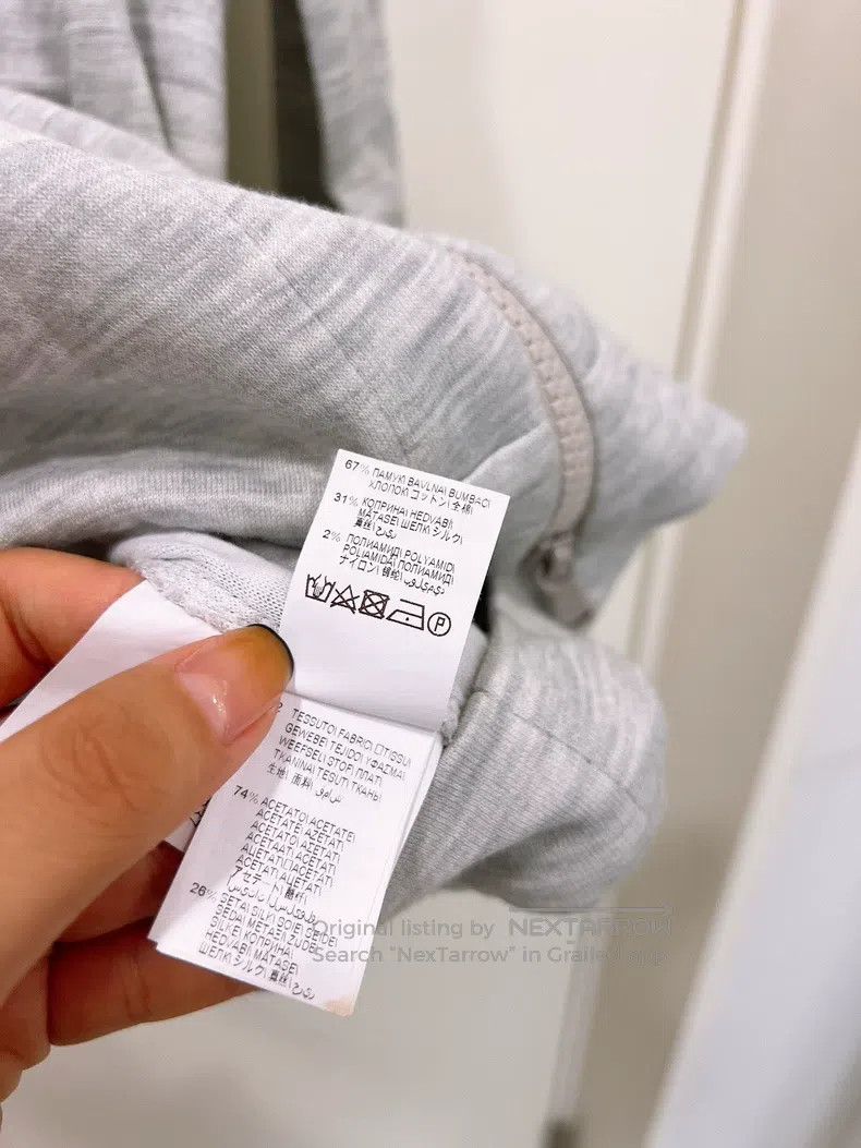 Brunello Cucinelli Brunello Cucinelli Grey Beaded Hooded Zip-Up Sweatshirt Ja Size S / US 4 / IT 40 - 9 Thumbnail