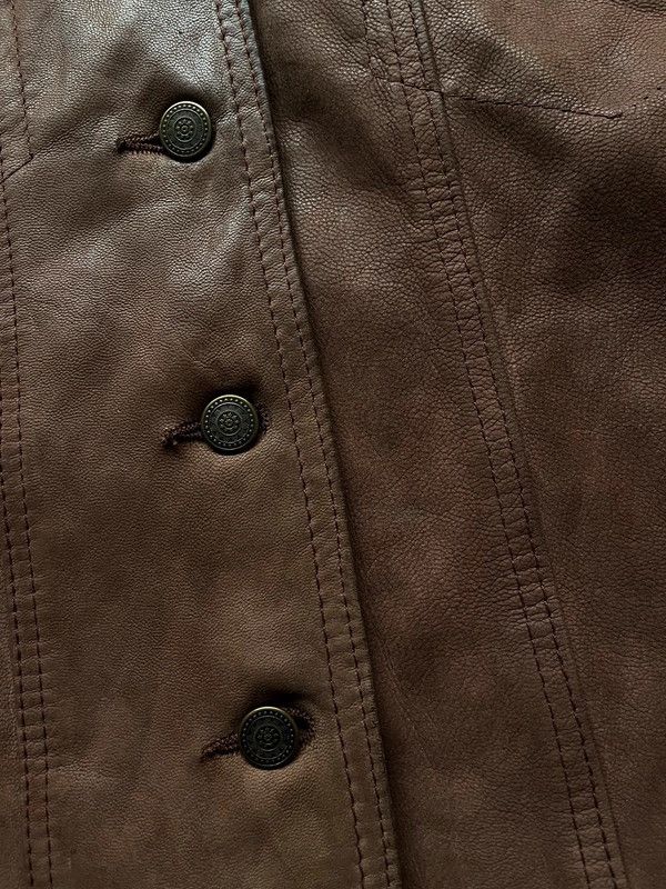 Other Carla El Cort Ingles Vintage 90s Leather Jacket Sz 44 Rare Size L / US 10 / IT 46 - 6 Thumbnail