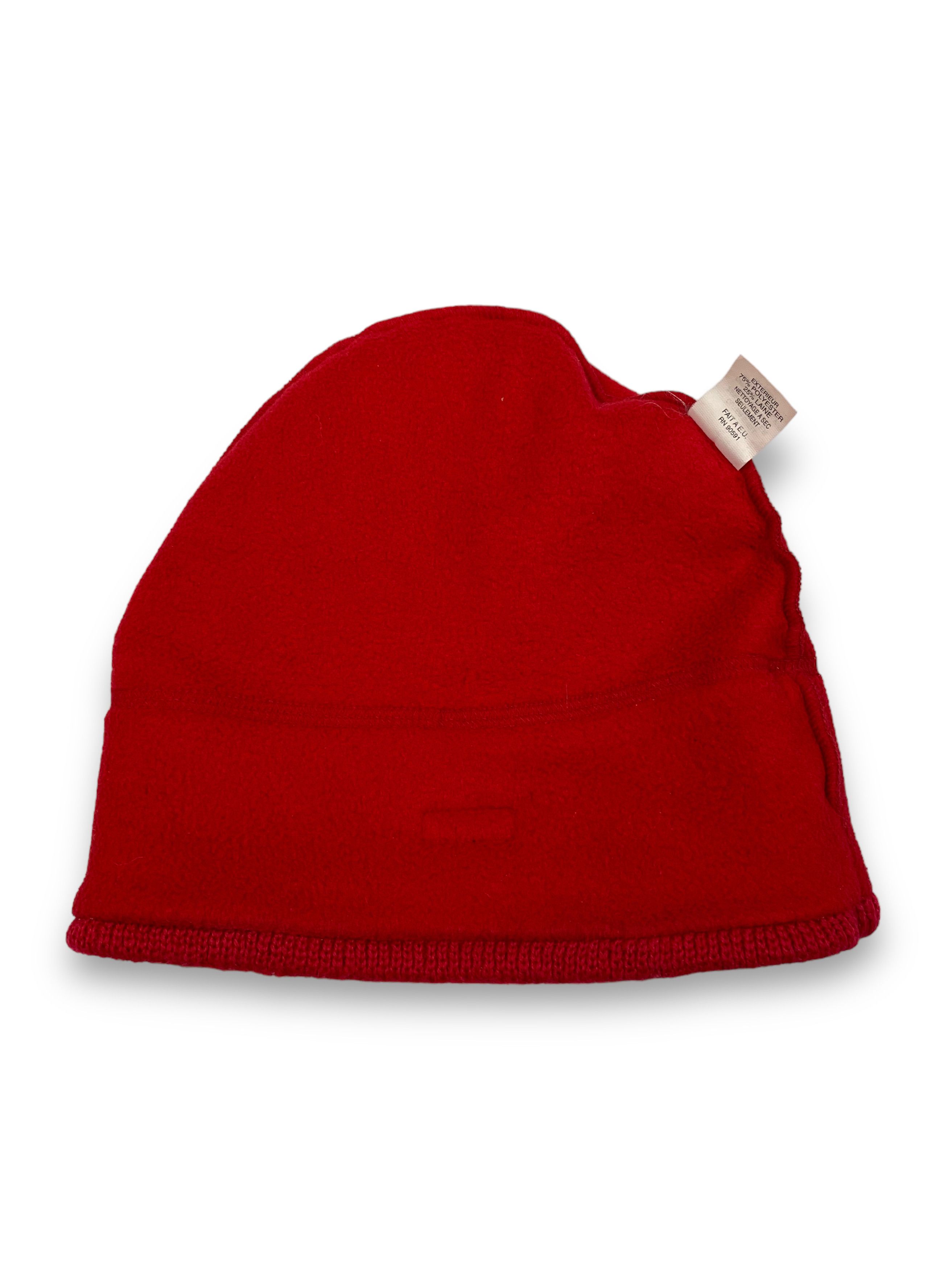 Other 90s Vintage SMILEY Made in USA Red Fleece Warm Beanie M600 Size ONE SIZE - 6 Thumbnail