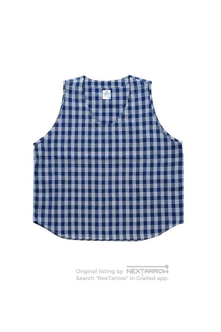 Porter Classic porter classic blue checkered vest. Size US S / EU 44-46 / 1 - 7 Thumbnail