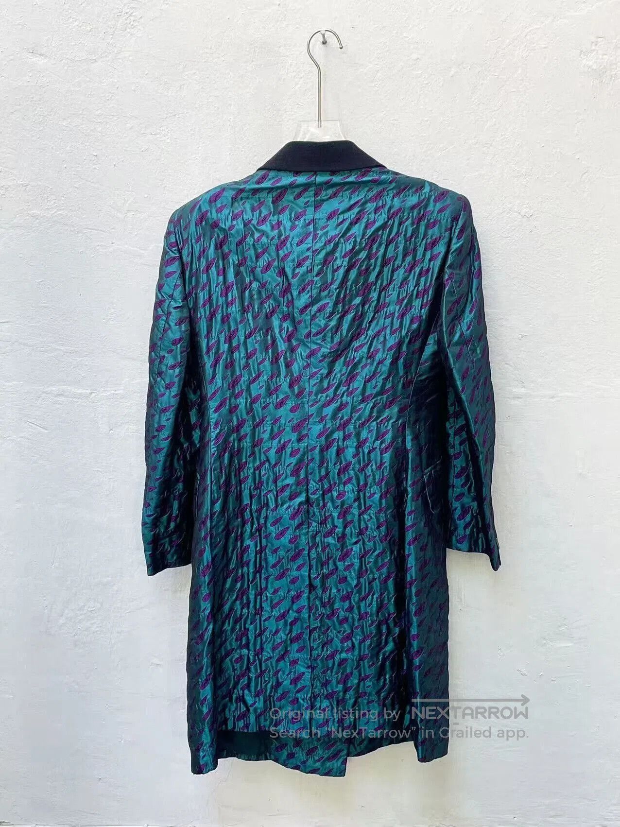 Yoshiyuki Konishi Yoshiyuki Konishi Silk Embroidered Trench Coat. Size S / US 4 / IT 40 - 2 Thumbnail