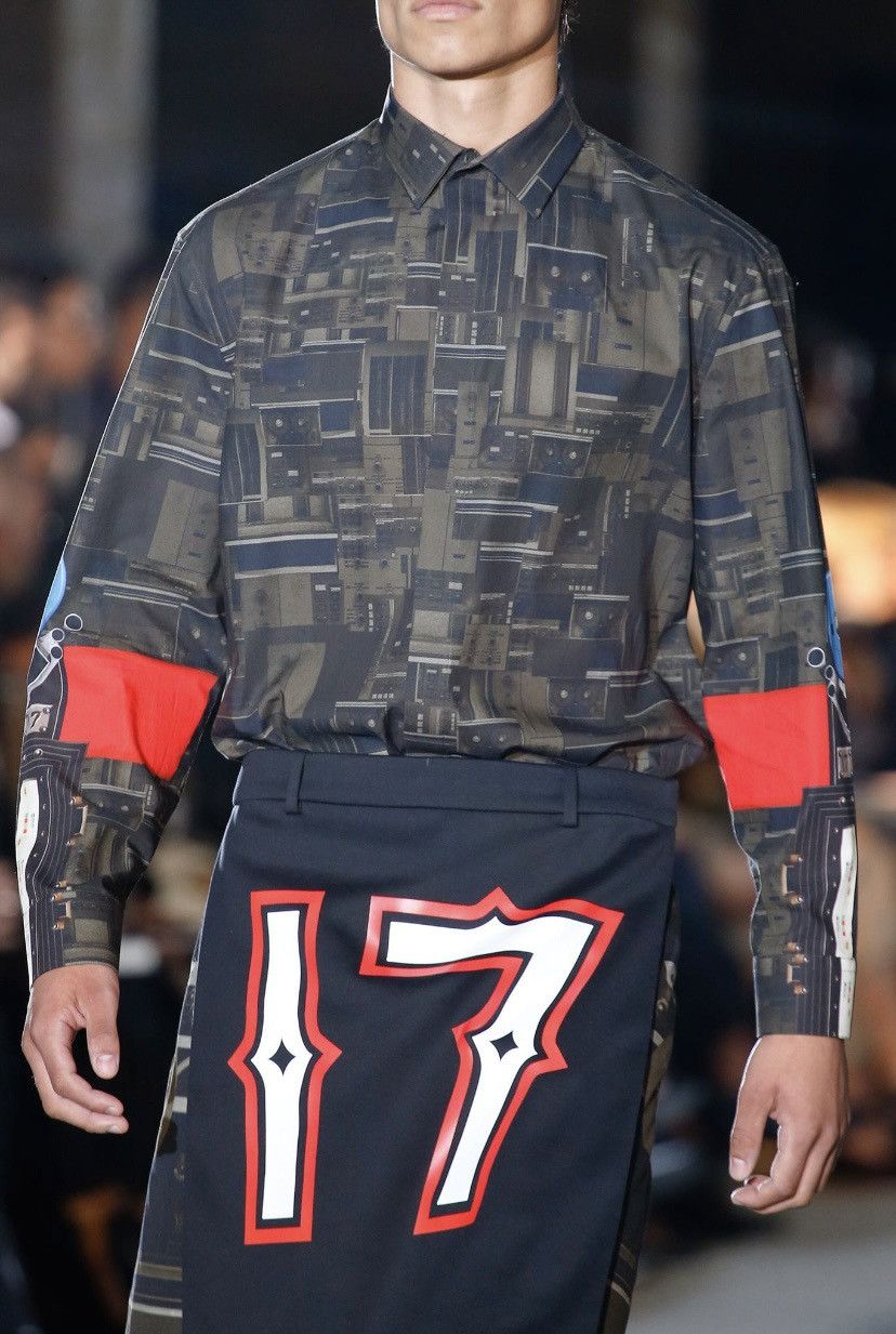 Givenchy SS14 Runway Shirt By Riccardo Tisci Size US M / EU 48-50 / 2 - 2 Thumbnail