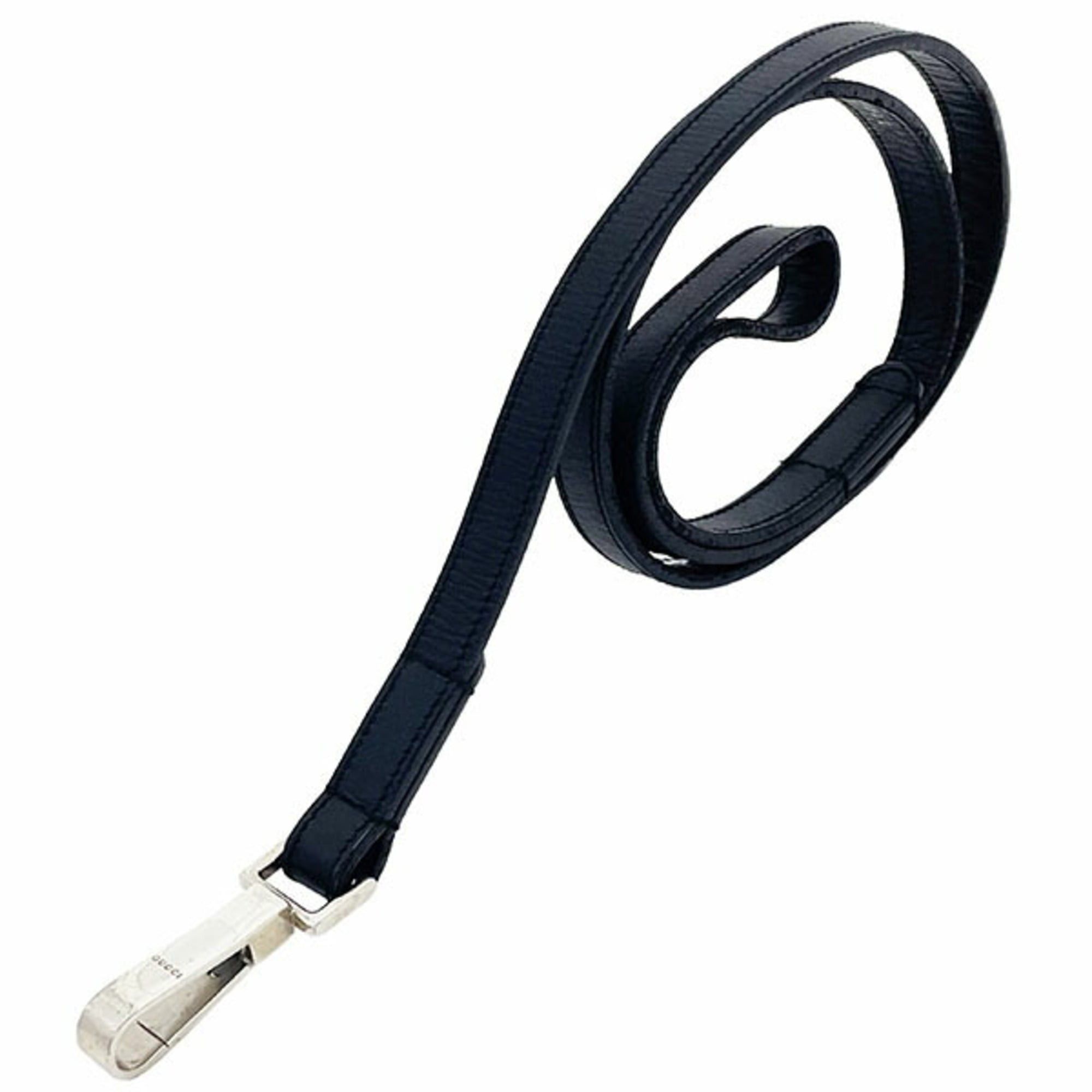Gucci Gucci Dog Leash, Leather, Black, 049 01 18, Pet Dog, NN-17142 Size ONE SIZE - 1 Thumbnail