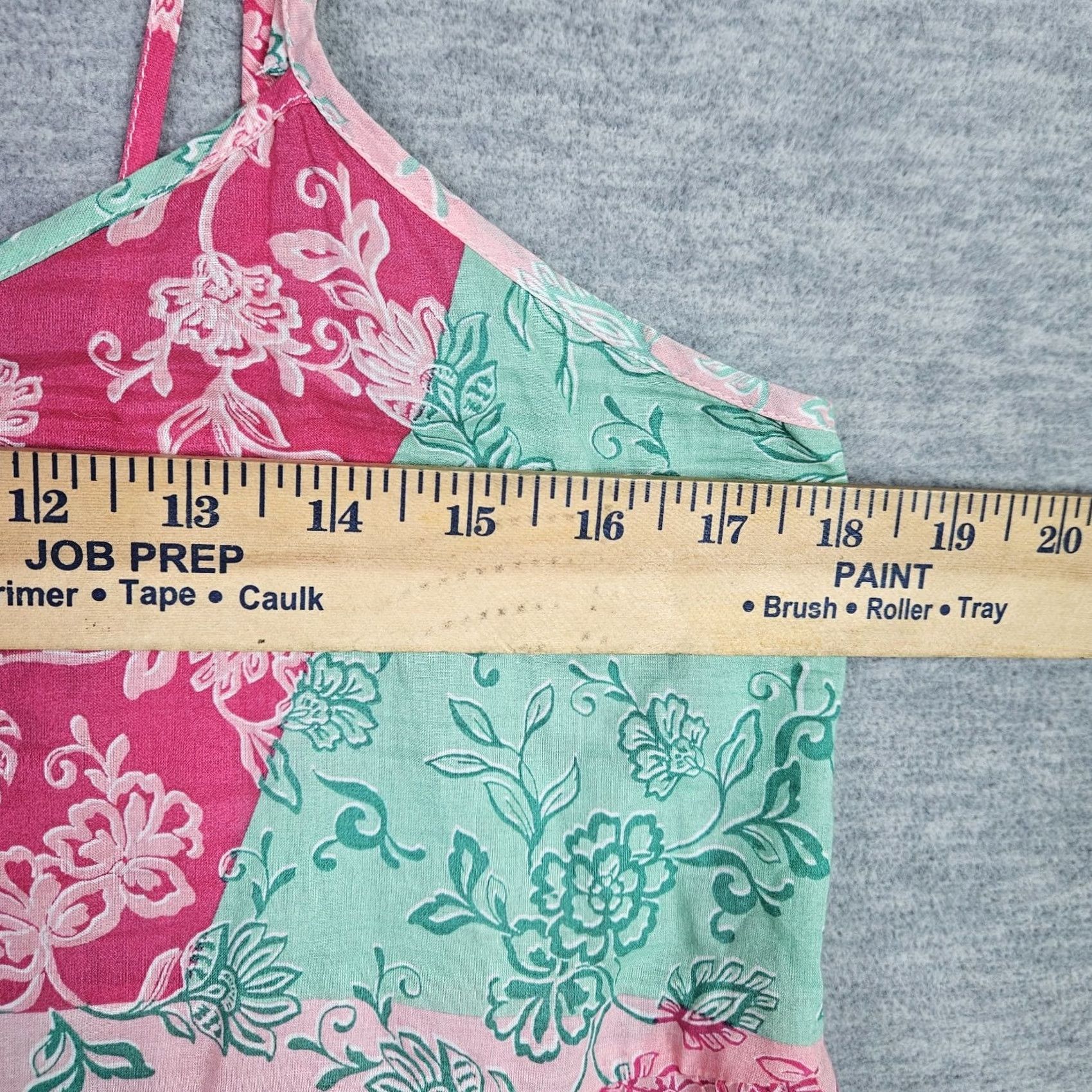 J.Crew J.CREW Women's Patchwork Floral Maxi Dress Spaghetti Strap Cover Up Size S Multicolor Size S / US 4 / IT 40 - 8 Thumbnail