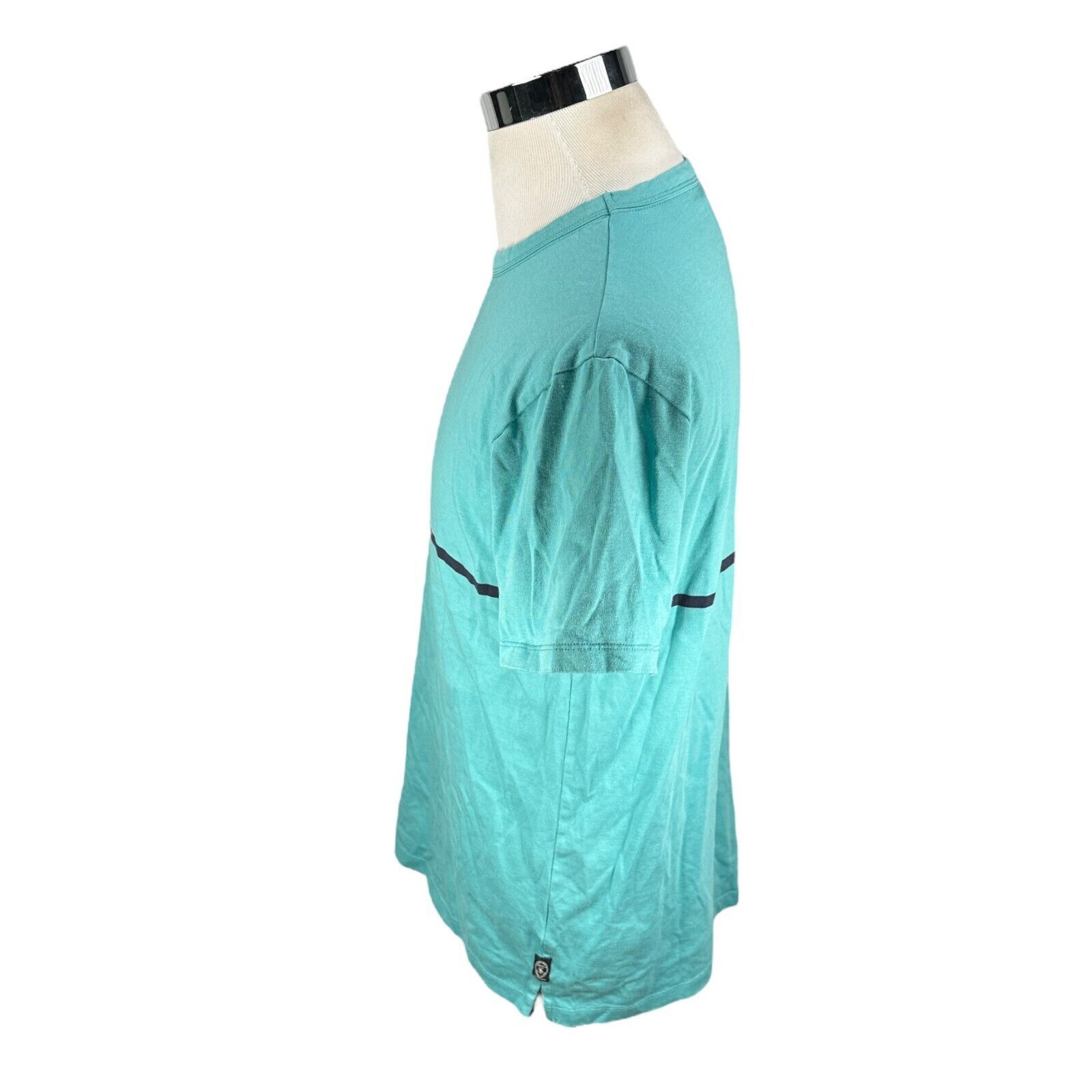 Todd Snyder Todd Snyder T-Shirt Men’s Large Aqua Blue Stripe Pullover Size US L / EU 52-54 / 3 - 3 Thumbnail