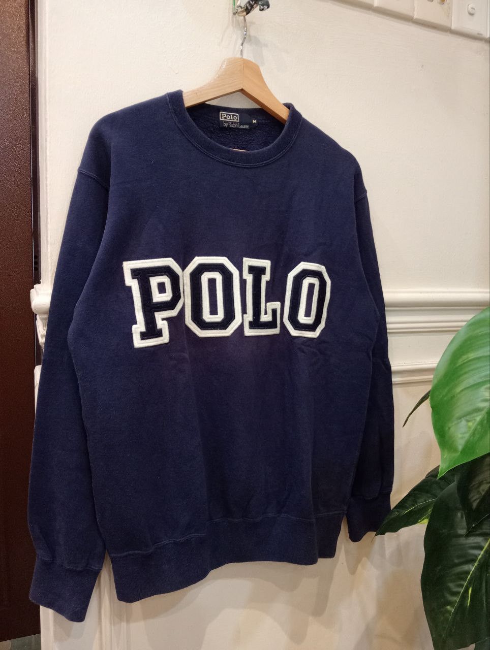 Polo Ralph Lauren VINTAGE POLO BY RALPH LAUREN BIG LOGO SPELLOUT SWEATSHIRT Size US M / EU 48-50 / 2 - 1 Thumbnail