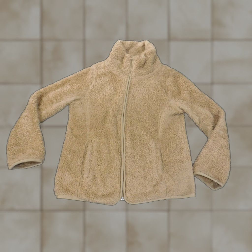 Tommy Hilfiger Tommy Hilfiger Jacket Women S Beige Quilted Fleece Zip Polyester Outdoor Casual Regular Size S Size S / US 4 / IT 40 - 1 Thumbnail