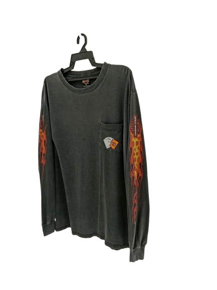 Harley Davidson Vintage Y2K Harley Davidson Hd Trash Sunfaded Longsleevet Size US XL / EU 56 / 4 - 4 Thumbnail