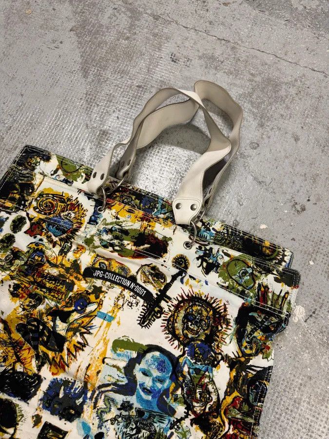 Designer × Jean Paul Gaultier × Vintage Jean Paul Gaultier Basquiat Contemporary Handle Bag Size ONE SIZE - 5 Thumbnail