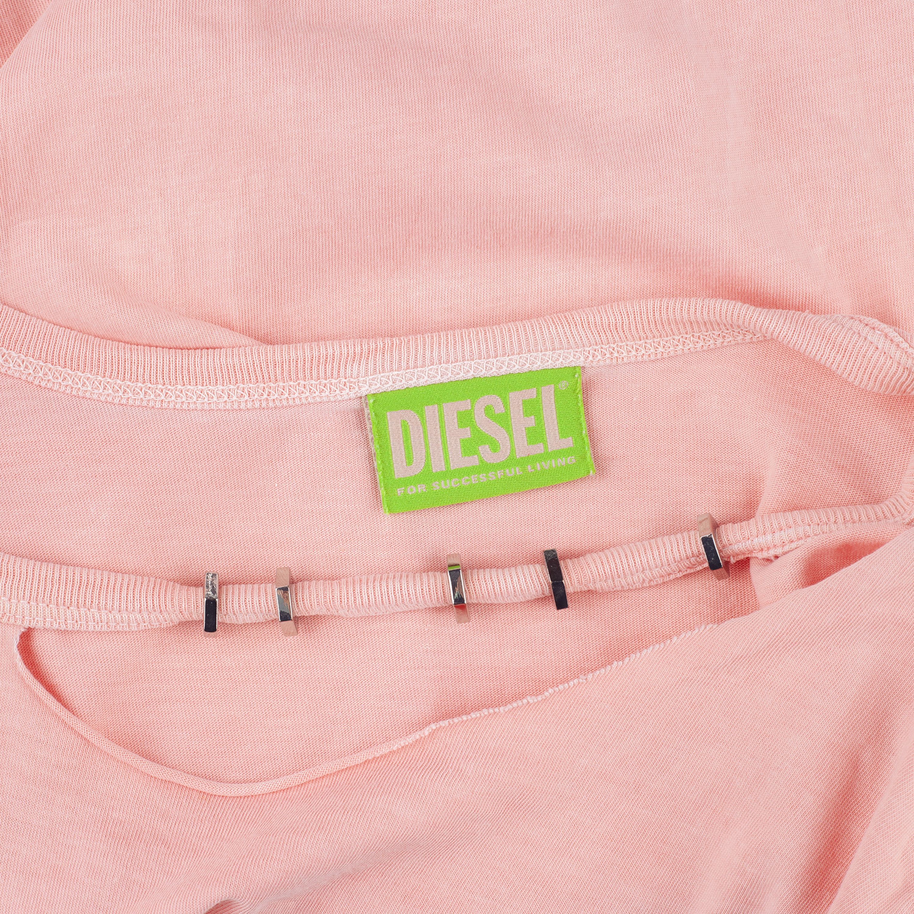 Diesel Diesel Salmon Bullock Short Sleeve T-Shirt Size S / US 4 / IT 40 - 3 Thumbnail