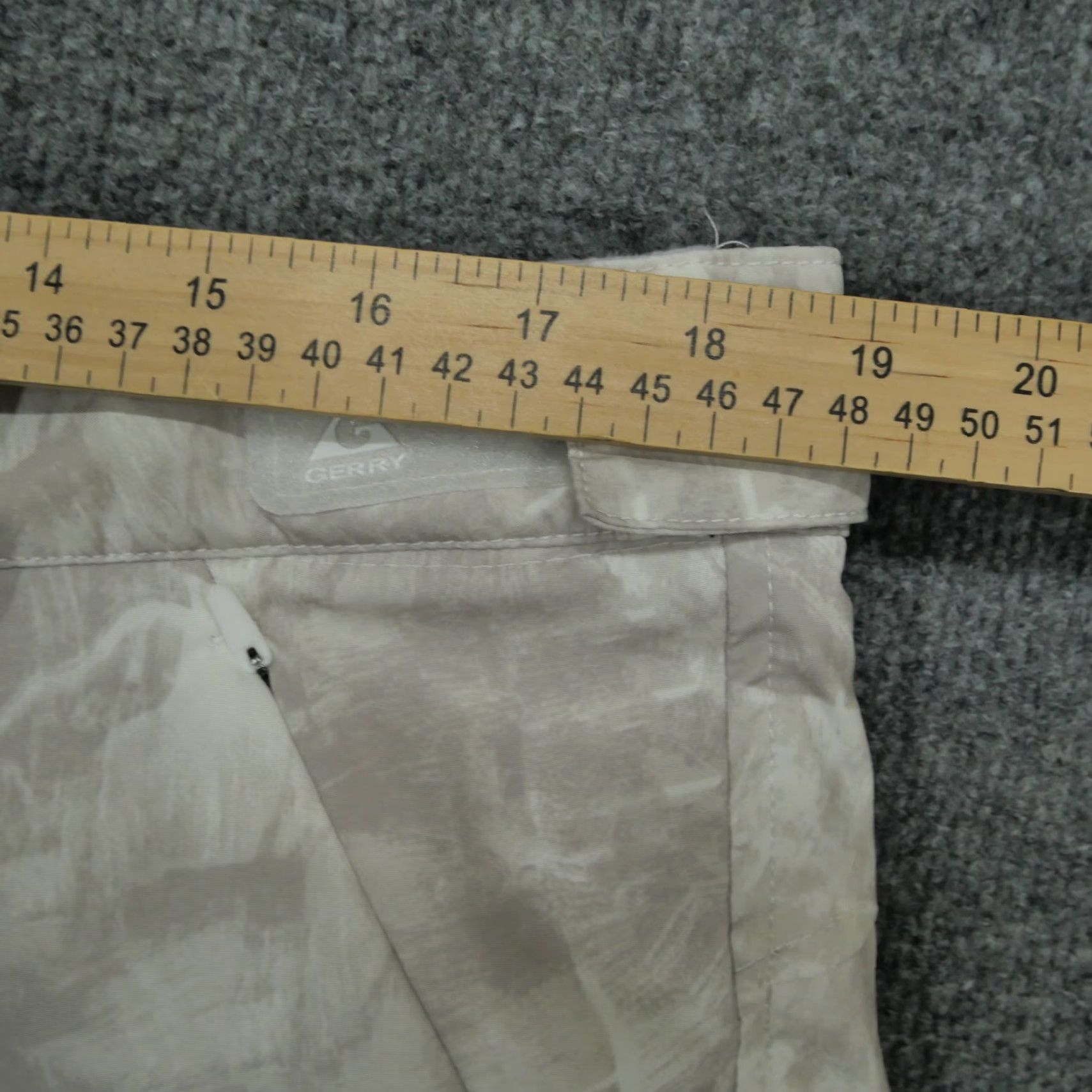 Vintage Gerry Pants Womens XL White Grey Abstract Winter Snow Ski Outdoors Size 40" / US 18 - 7 Thumbnail