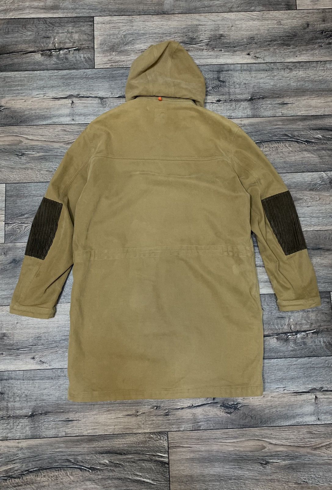Hugo × Hugo Boss Vintage Hugo Boss Long Brown Thick Cotton Parka Jacket Size US M / EU 48-50 / 2 - 4 Thumbnail