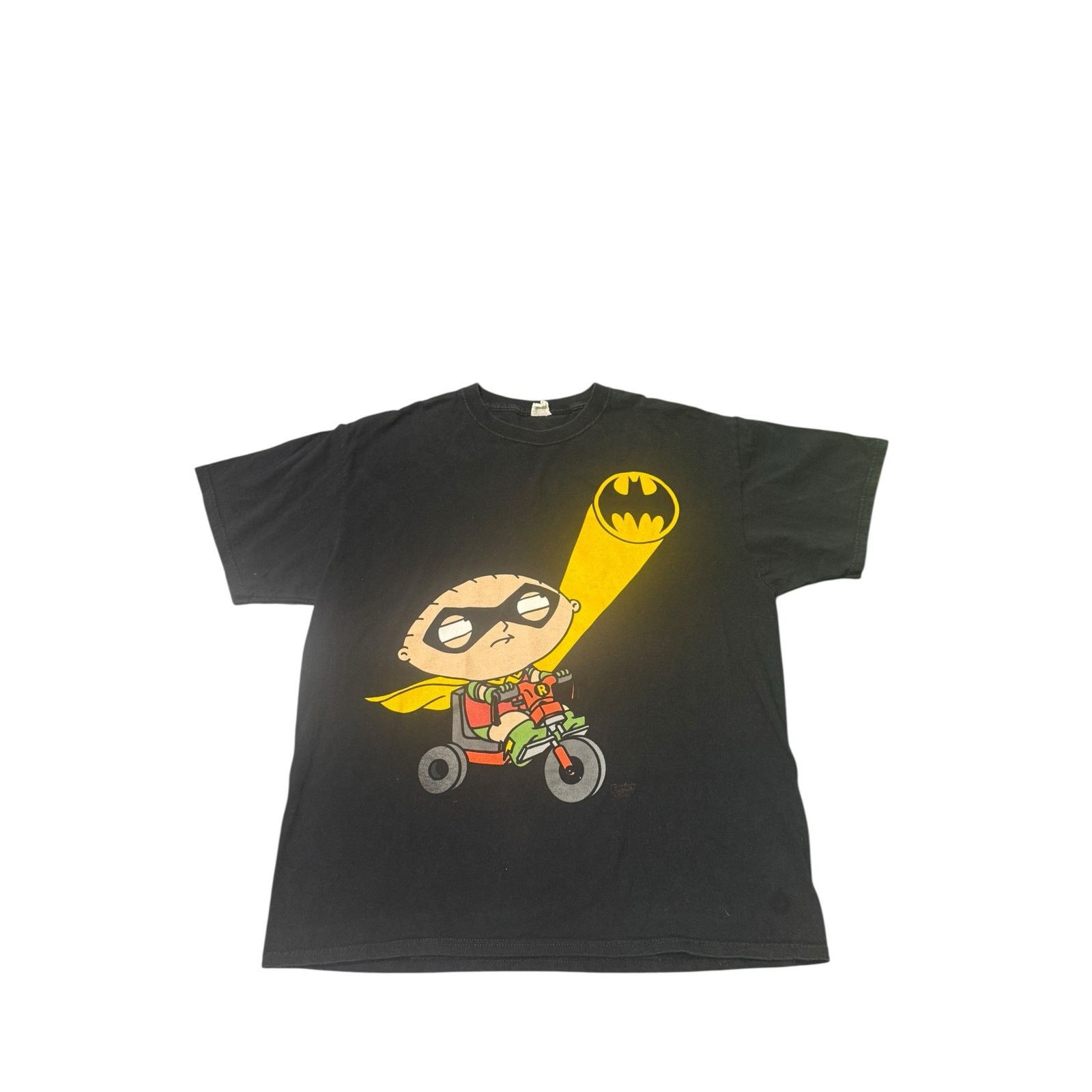 Jerzees Vintage Family Guy Stewie as Robin T Shirt Batman Graphic Size US XL / EU 56 / 4 - 1 Thumbnail