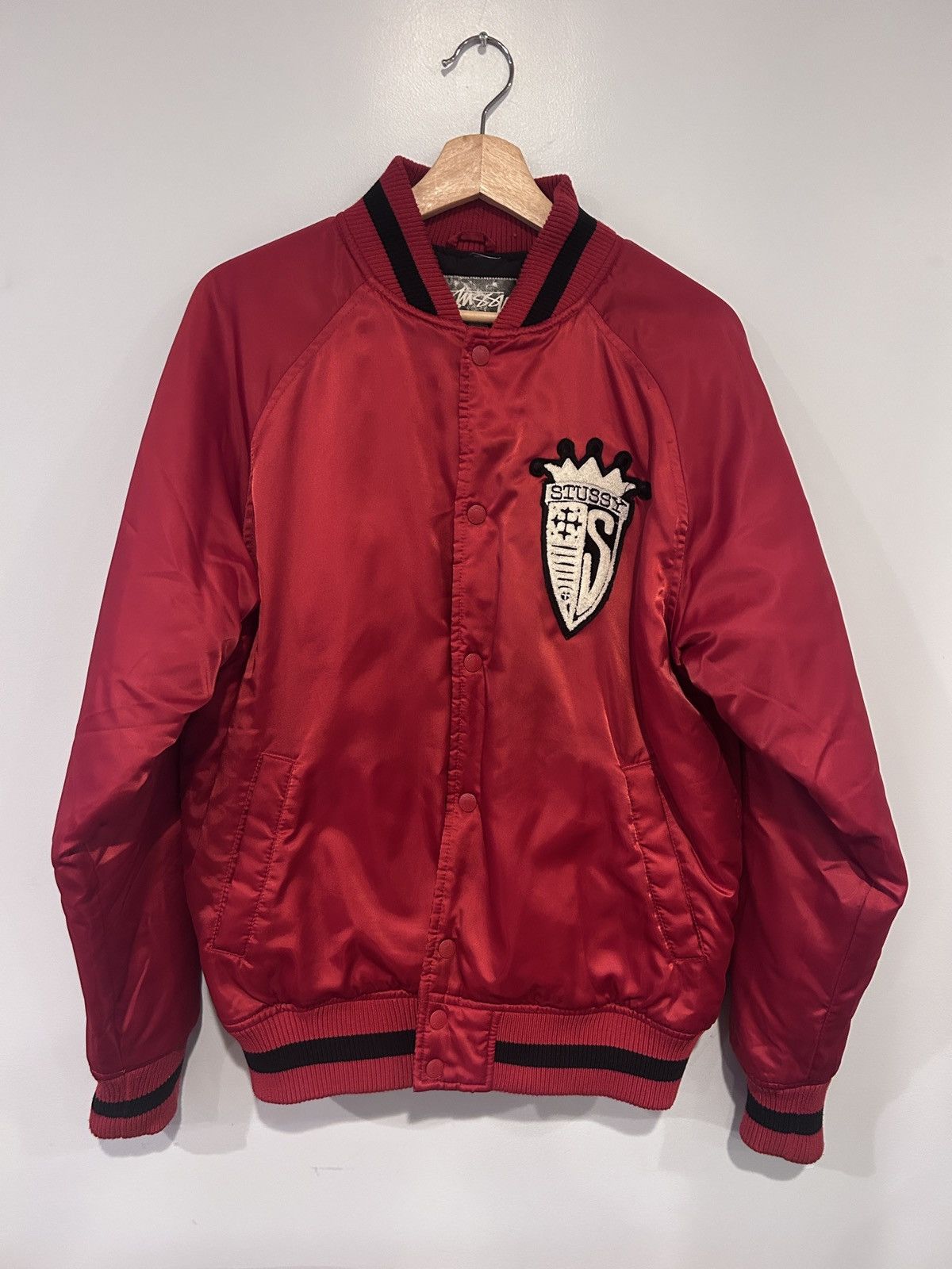 Stussy × Vintage STÜSSY BOMBER JACKET Size US M / EU 48-50 / 2 - 1 Thumbnail