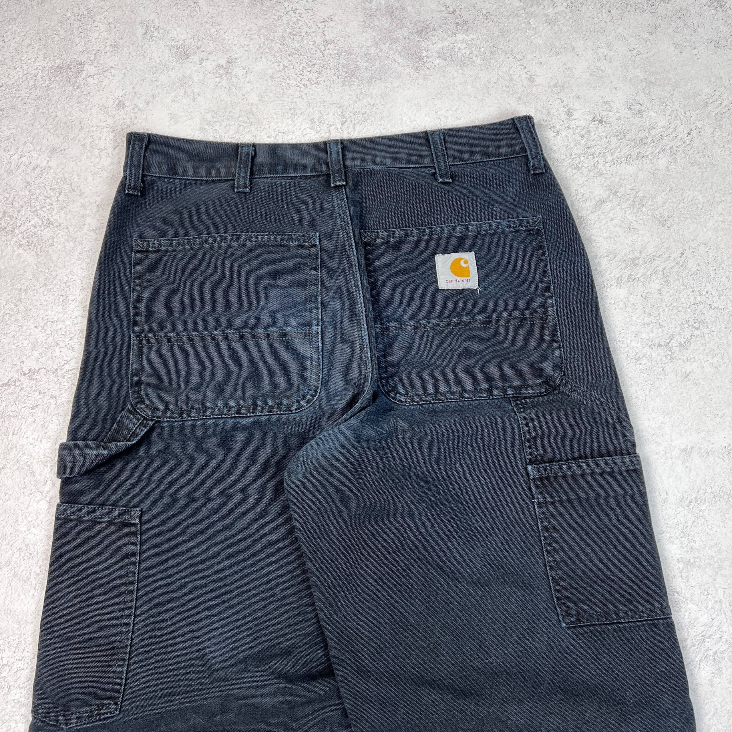 Carhartt Vintage Carhartt Double Knee Work Pants Faded Streetwear Size US 31 - 8 Thumbnail