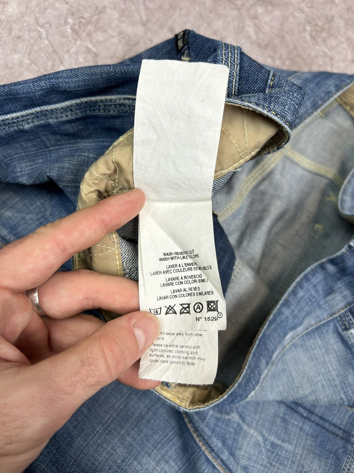 Polo Ralph Lauren × Vintage VINTAGE Y2K POLO RL BAGGY WIDE LEG LIGHT WASH DENIM JEANS Size US 34 / EU 50 - 10 Thumbnail