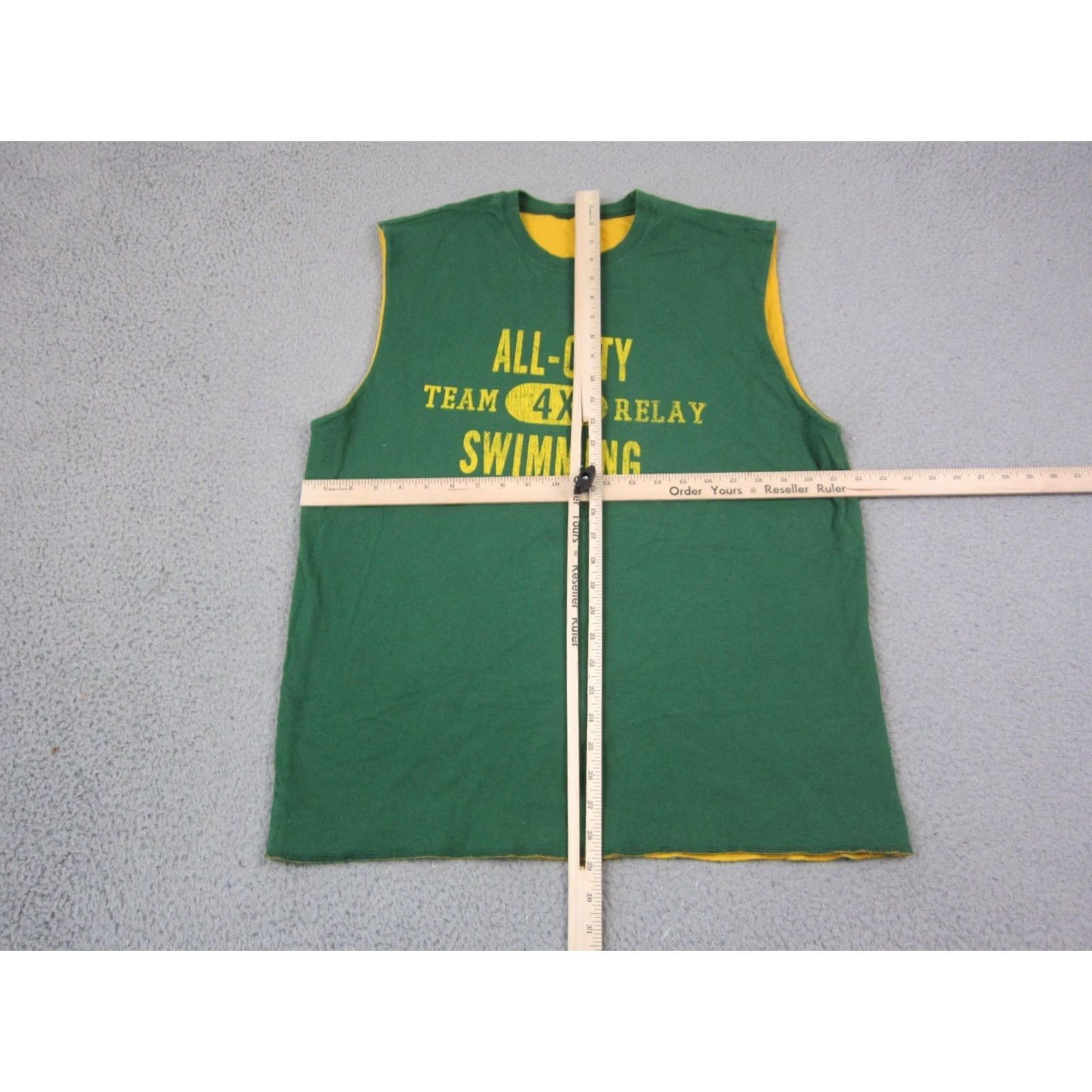 Old Navy VINTAGE Old Navy Shirt Mens L Green Men All City Team Double Face Reversible Size US L / EU 52-54 / 3 - 4 Thumbnail