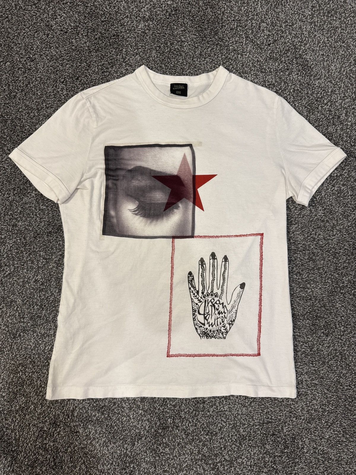 Jean Paul Gaultier Jean Paul Gaultier Homme Mesh Eye Panel T-Shirt 